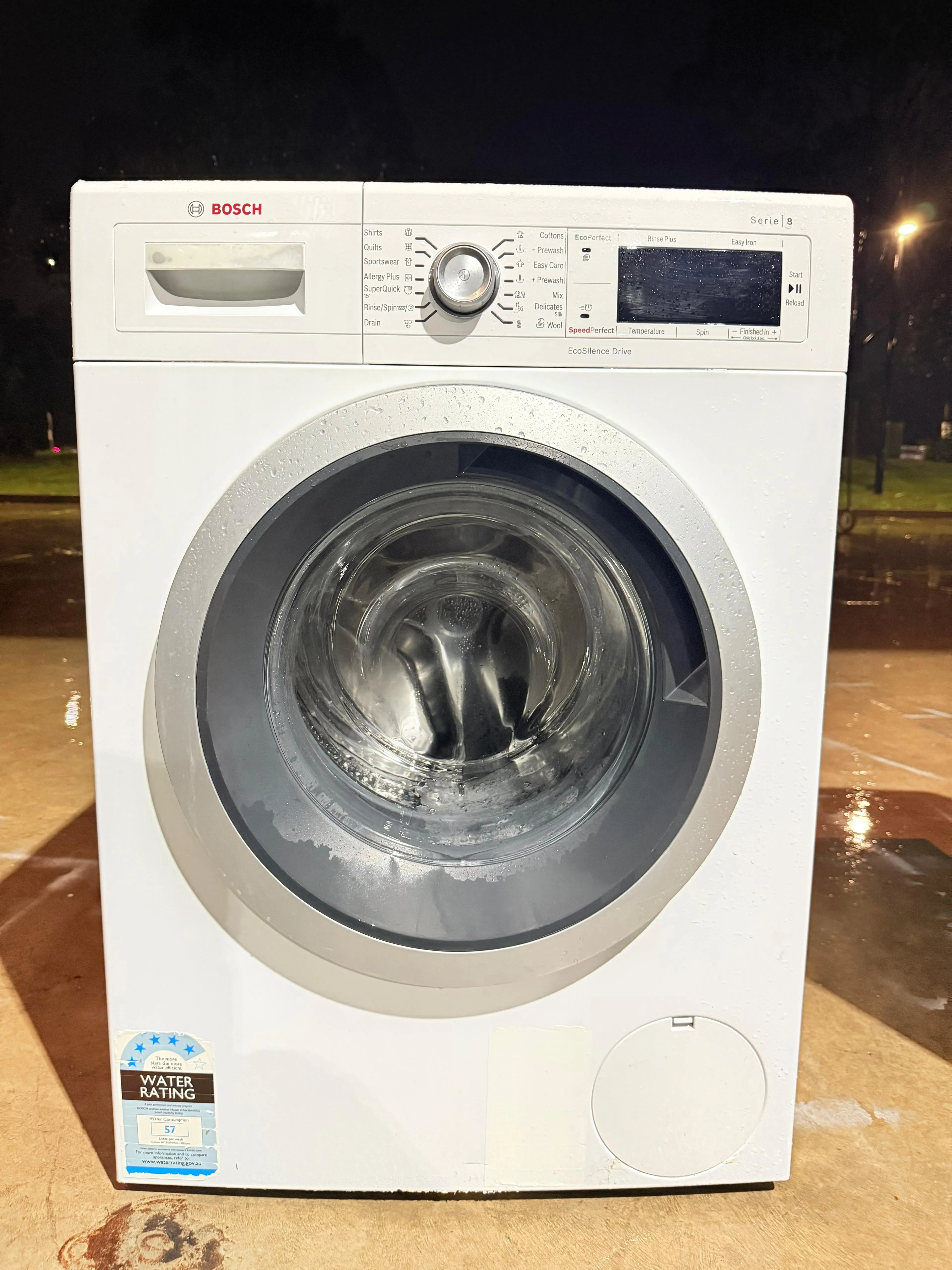 **BOSCH 8KGS FRONT LOADER WASHING MACHINE**