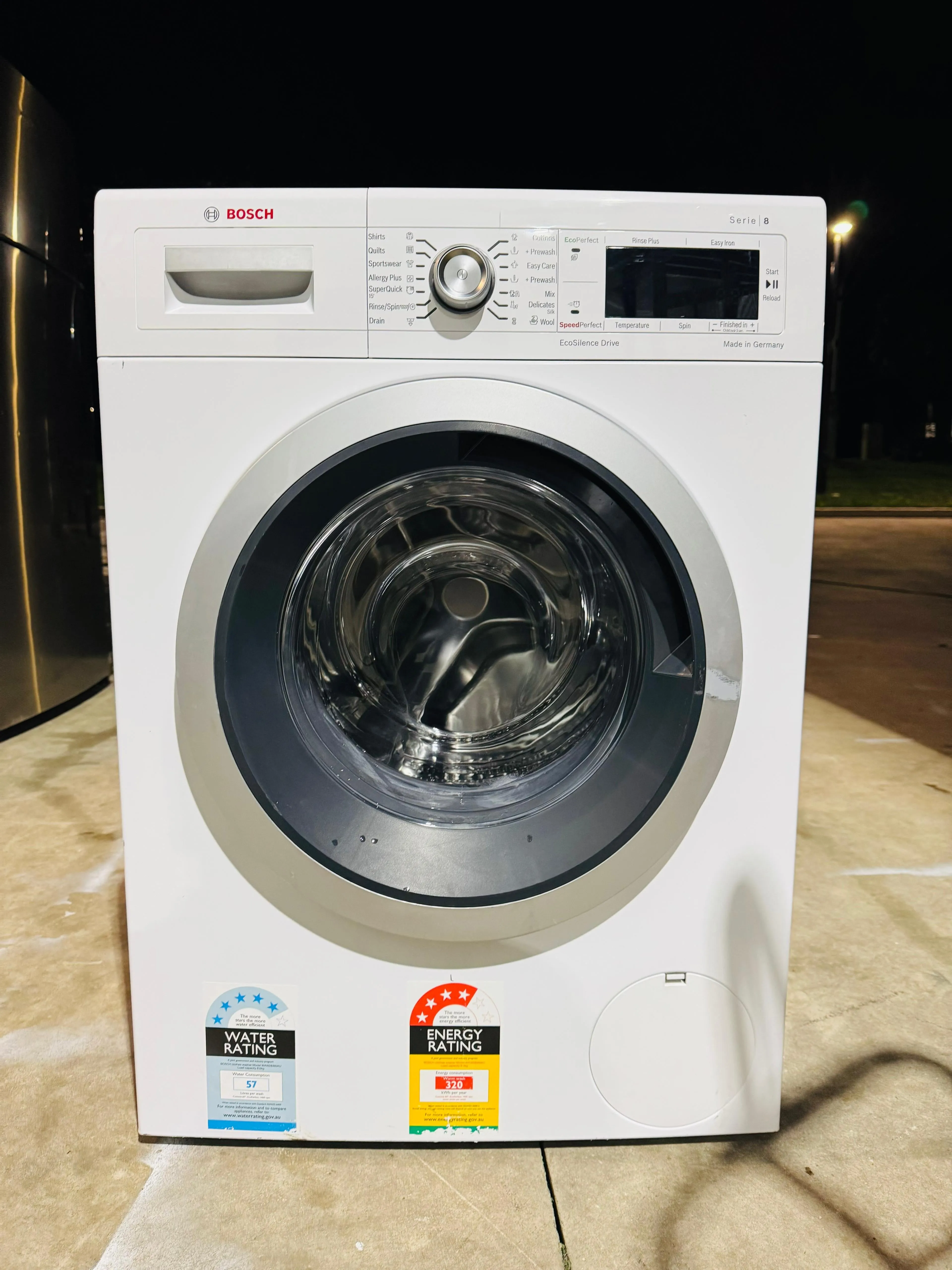 **BOSCH 8KGS FRONT LOADER WASHING MACHINE**