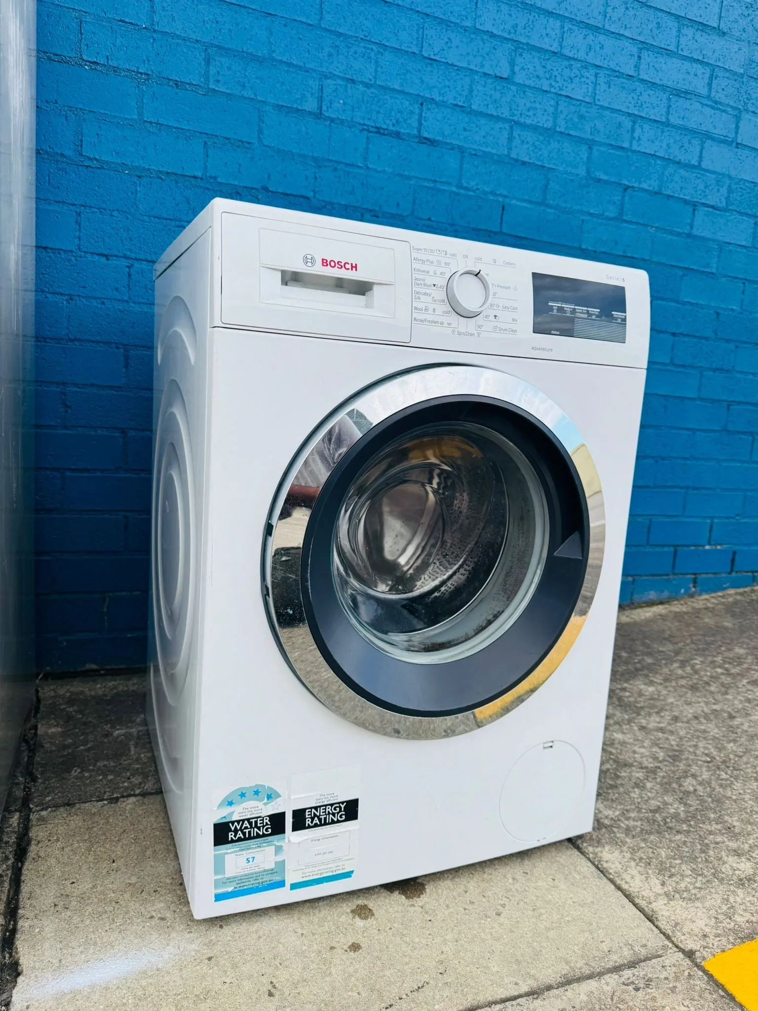 **BOSCH 8KGS FRONT LOADER WASHING MACHINE**
