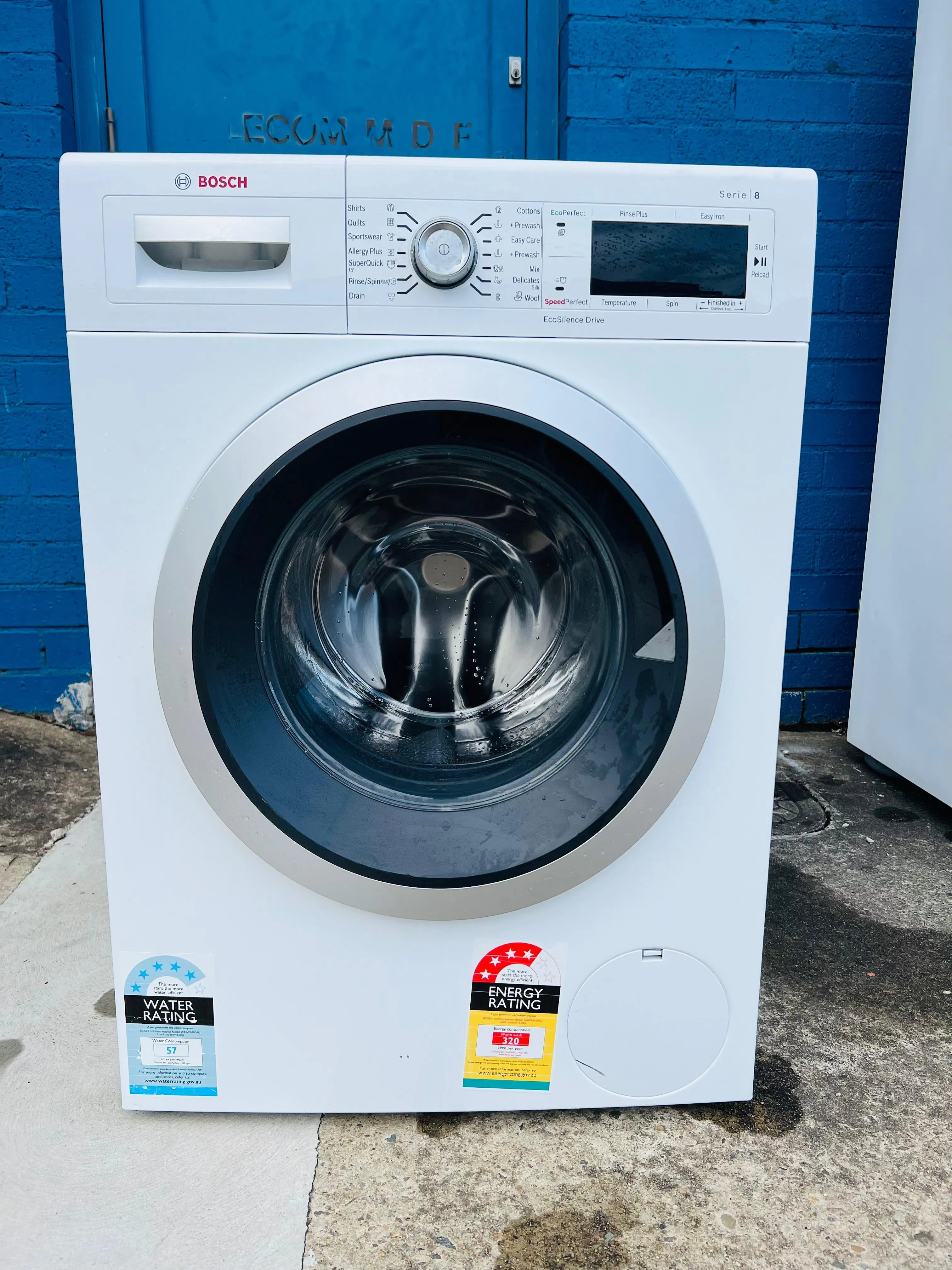 **BOSCH 8KGS FRONT LOADER WASHING MACHINE**