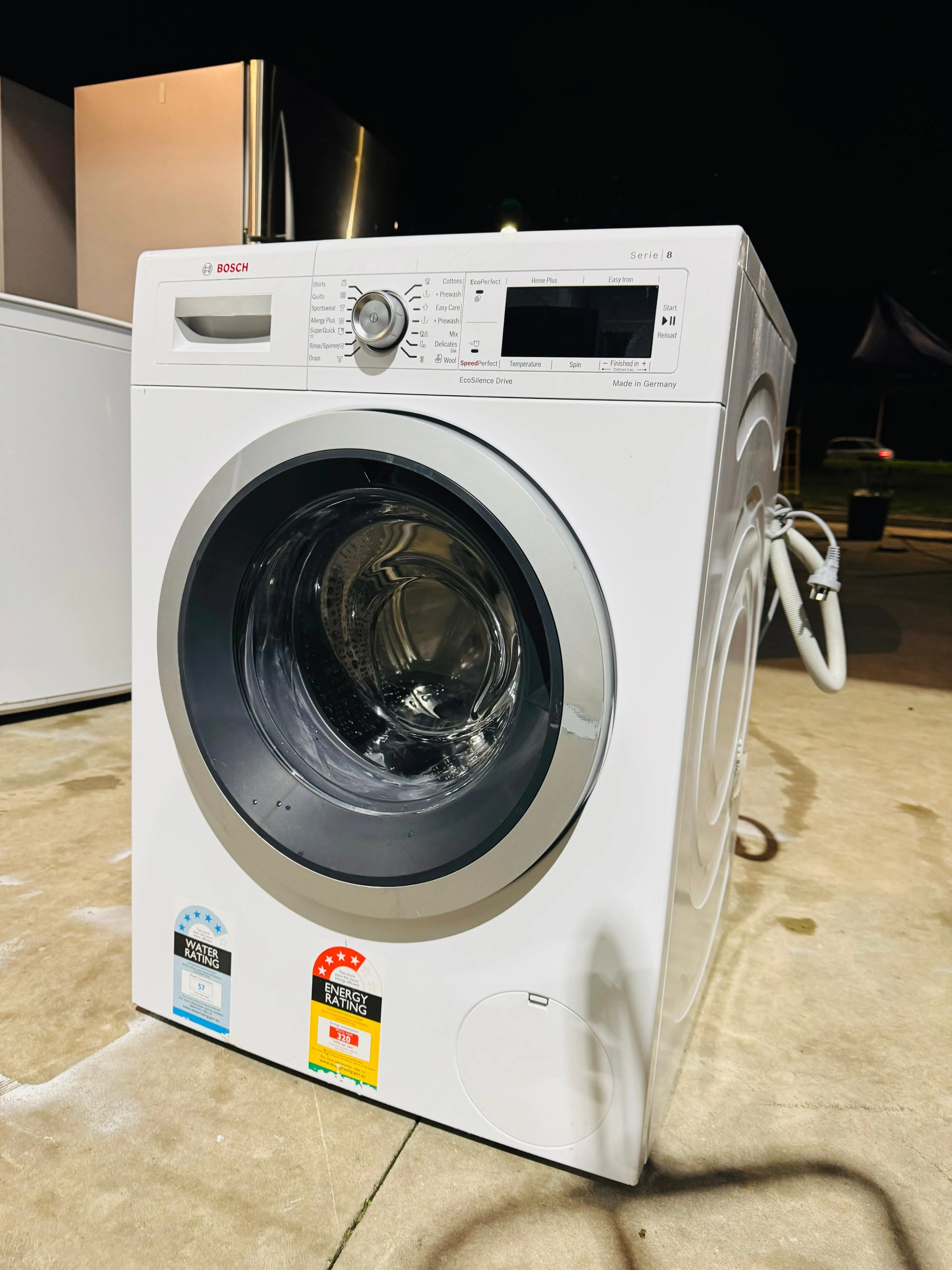 **BOSCH 8KGS FRONT LOADER WASHING MACHINE**