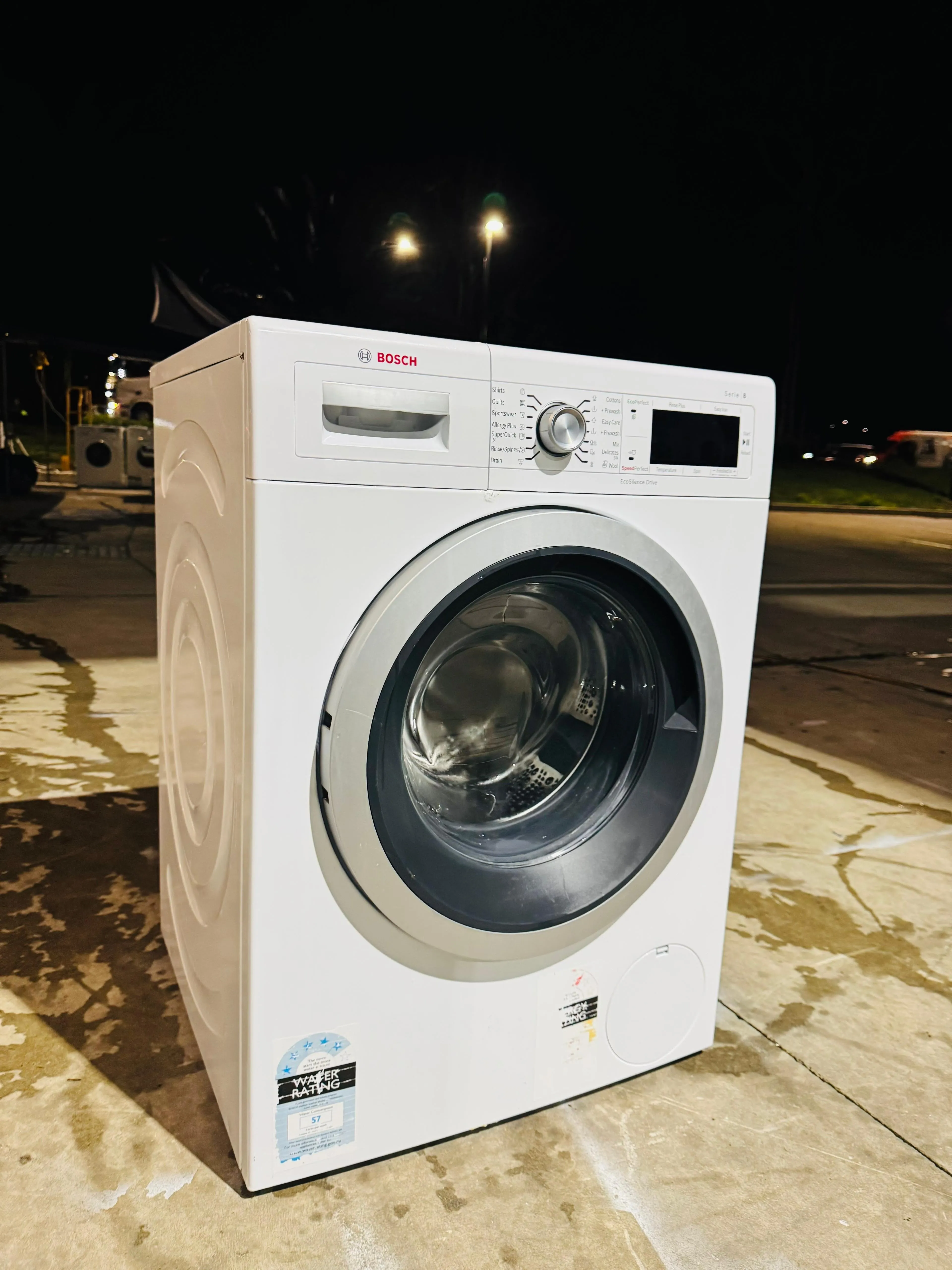 **BOSCH 8KGS FRONT LOADER WASHING MACHINE**