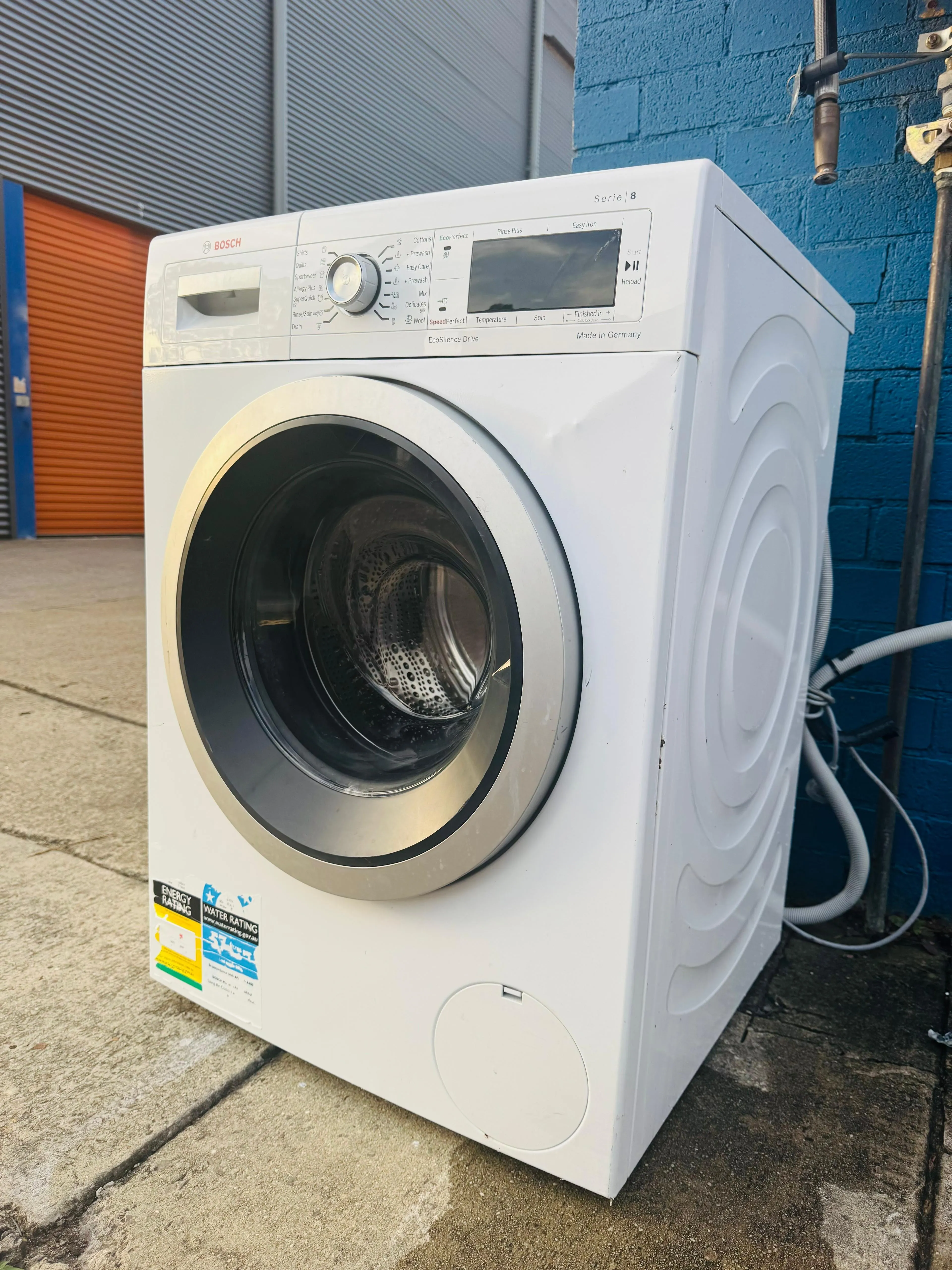 **BOSCH 8KGS FRONT LOADER WASHING MACHINE**