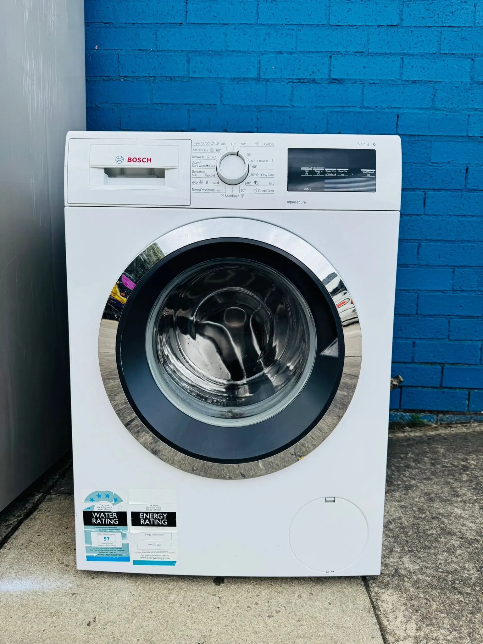 **BOSCH 8KGS FRONT LOADER WASHING MACHINE**