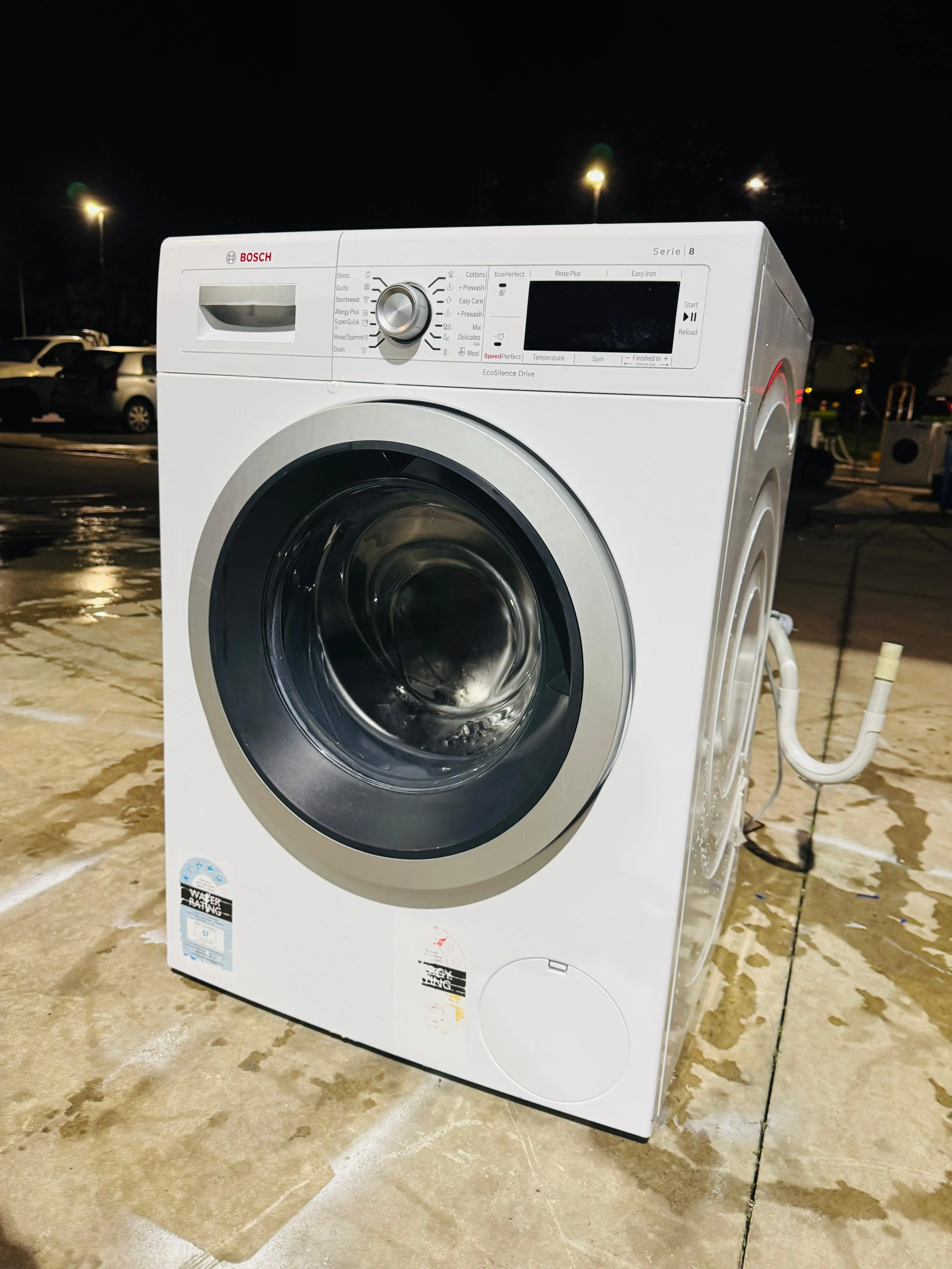 **BOSCH 8KGS FRONT LOADER WASHING MACHINE**