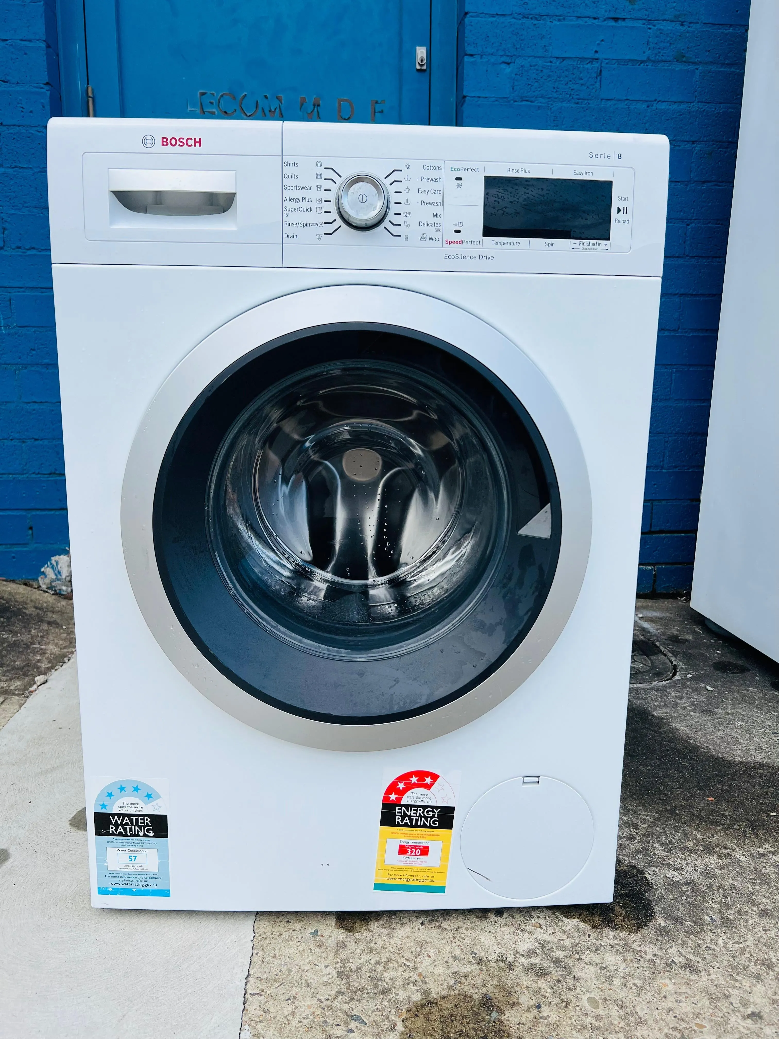 **BOSCH 8KGS FRONT LOADER WASHING MACHINE**