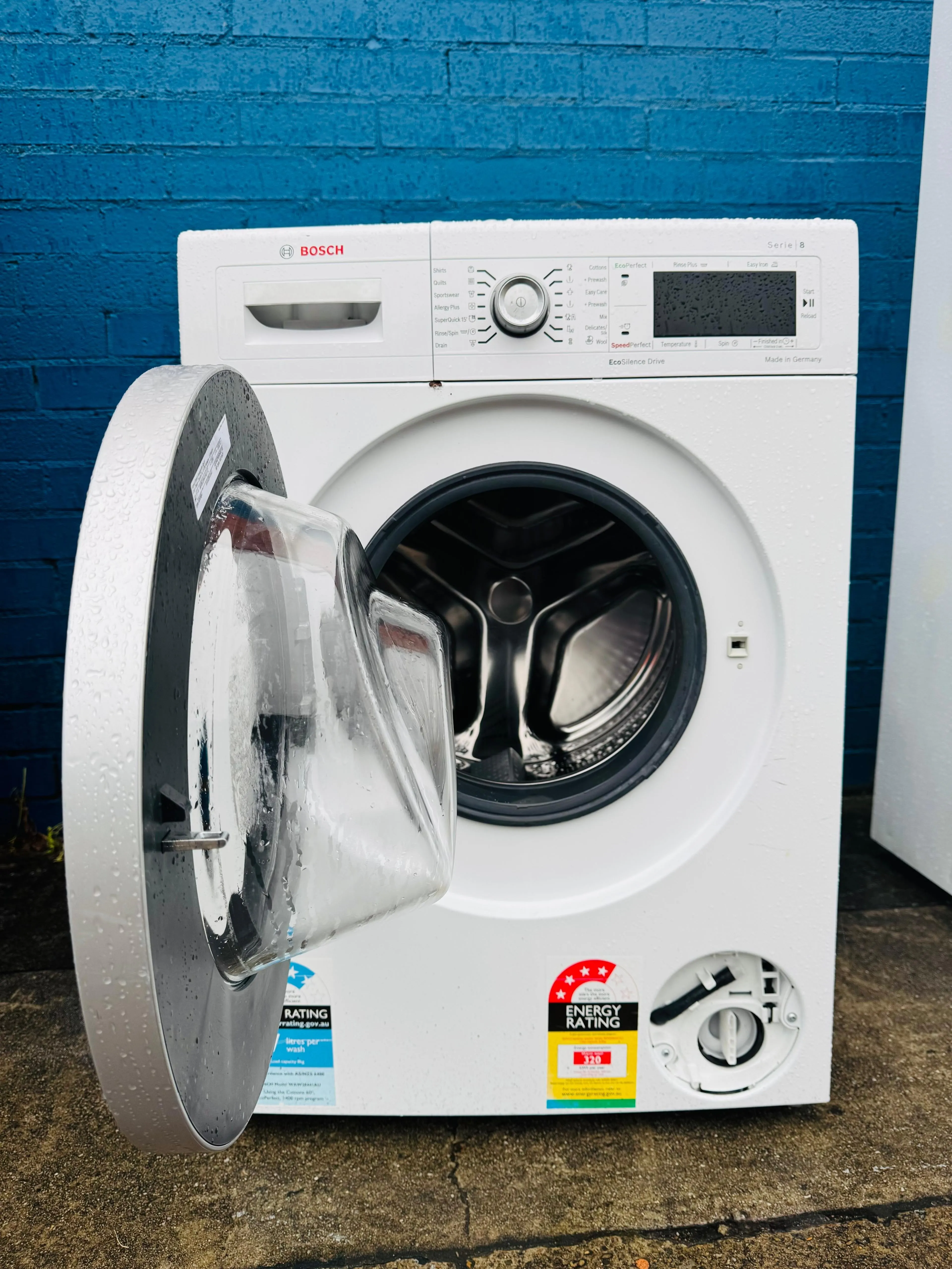 **BOSCH 8KGS FRONT LOADER WASHING MACHINE**
