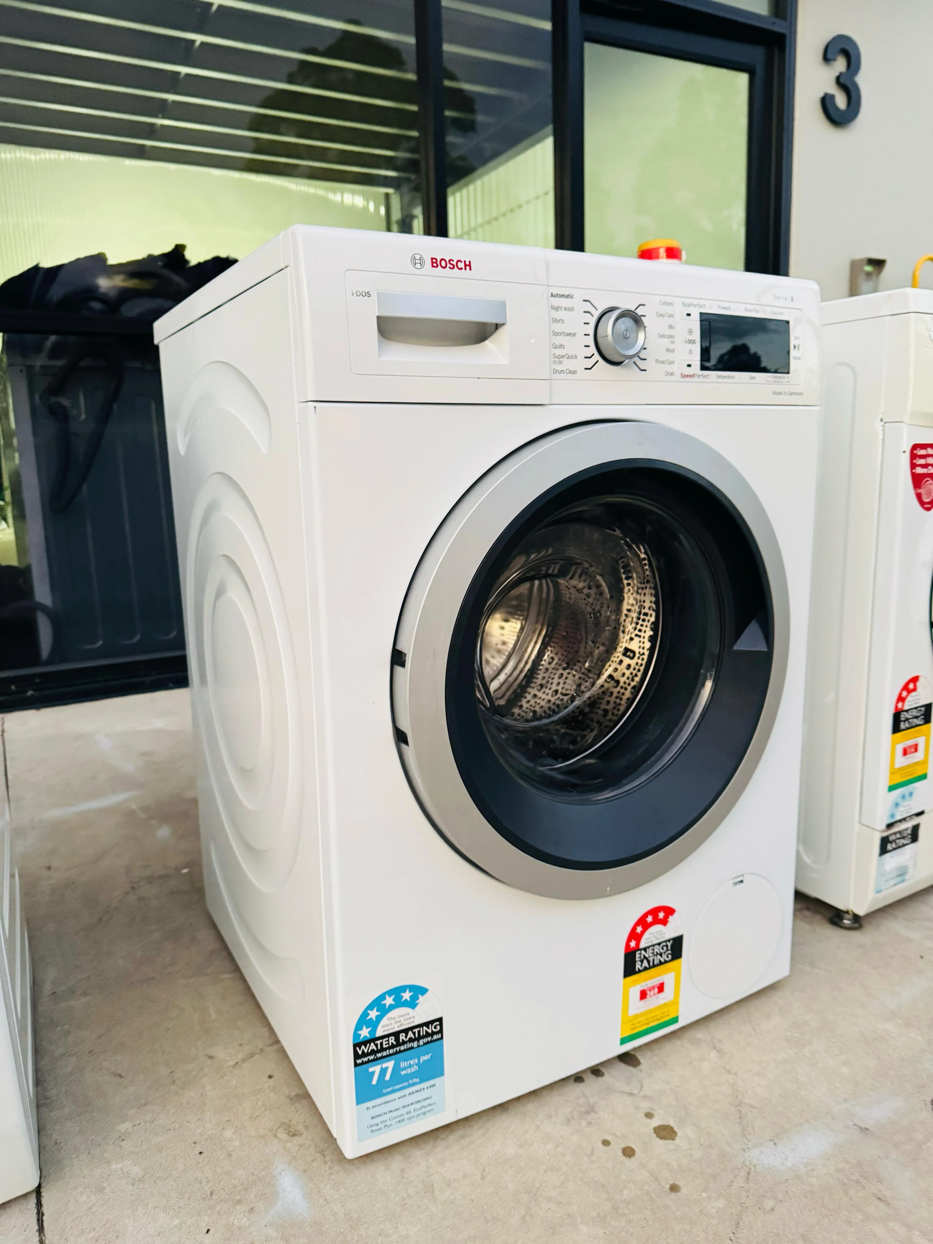 **BOSCH 9KGS FRONT LOADER WASHING MACHINE** FREE DELIVERY