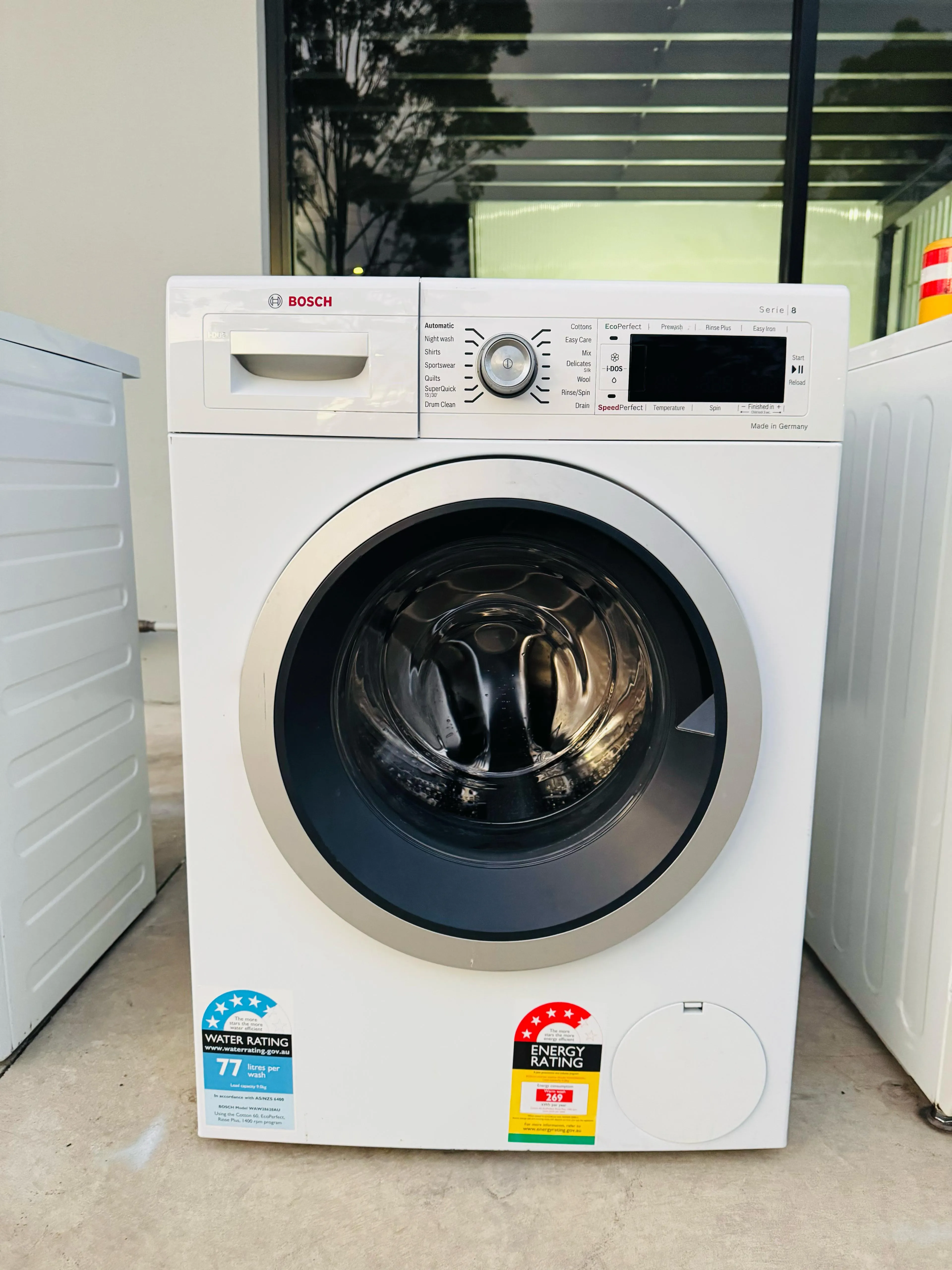**BOSCH 9KGS FRONT LOADER WASHING MACHINE** FREE DELIVERY