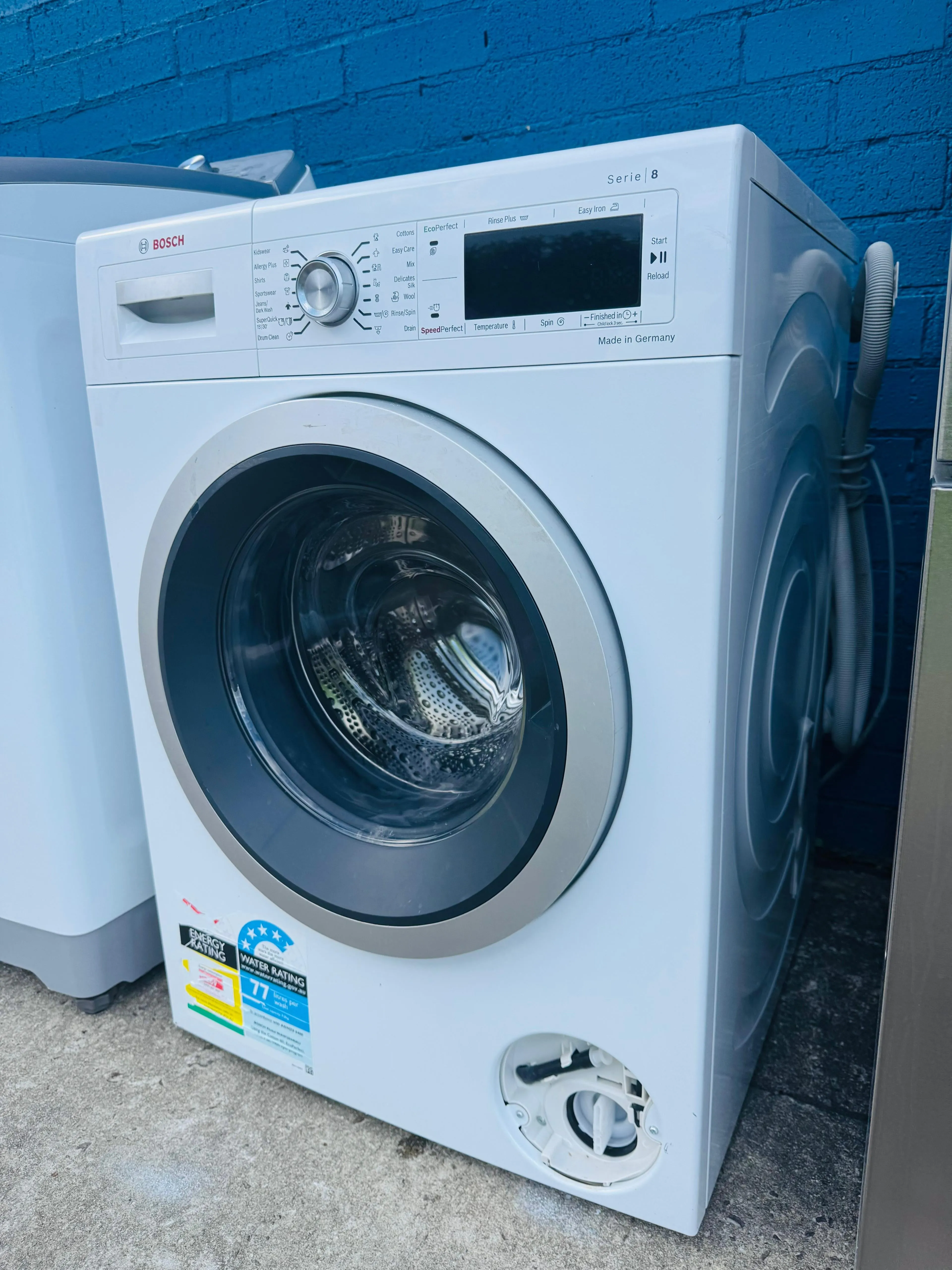 **BOSCH 9KGS FRONT LOADER WASHING MACHINE**