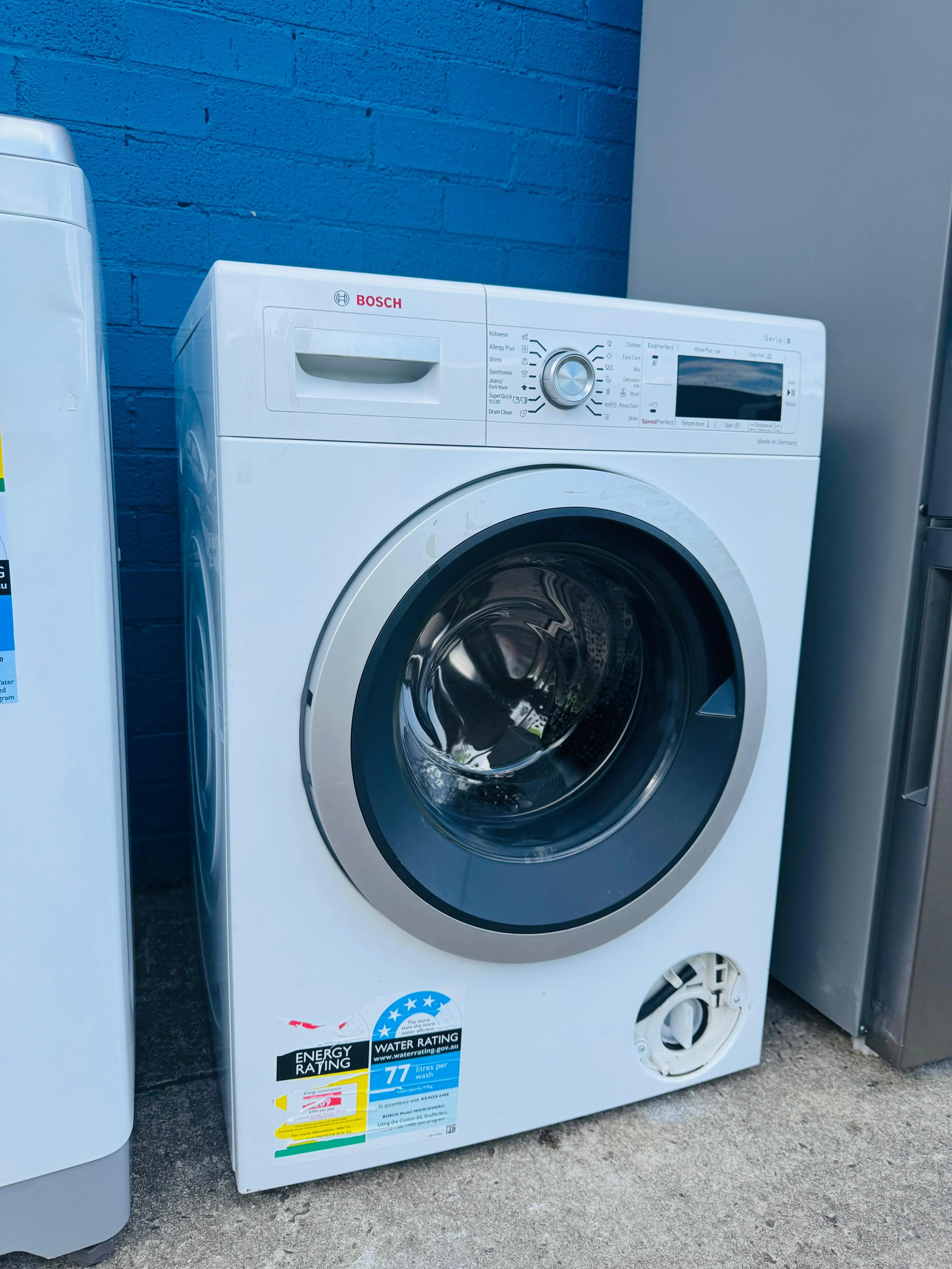 **BOSCH 9KGS FRONT LOADER WASHING MACHINE**