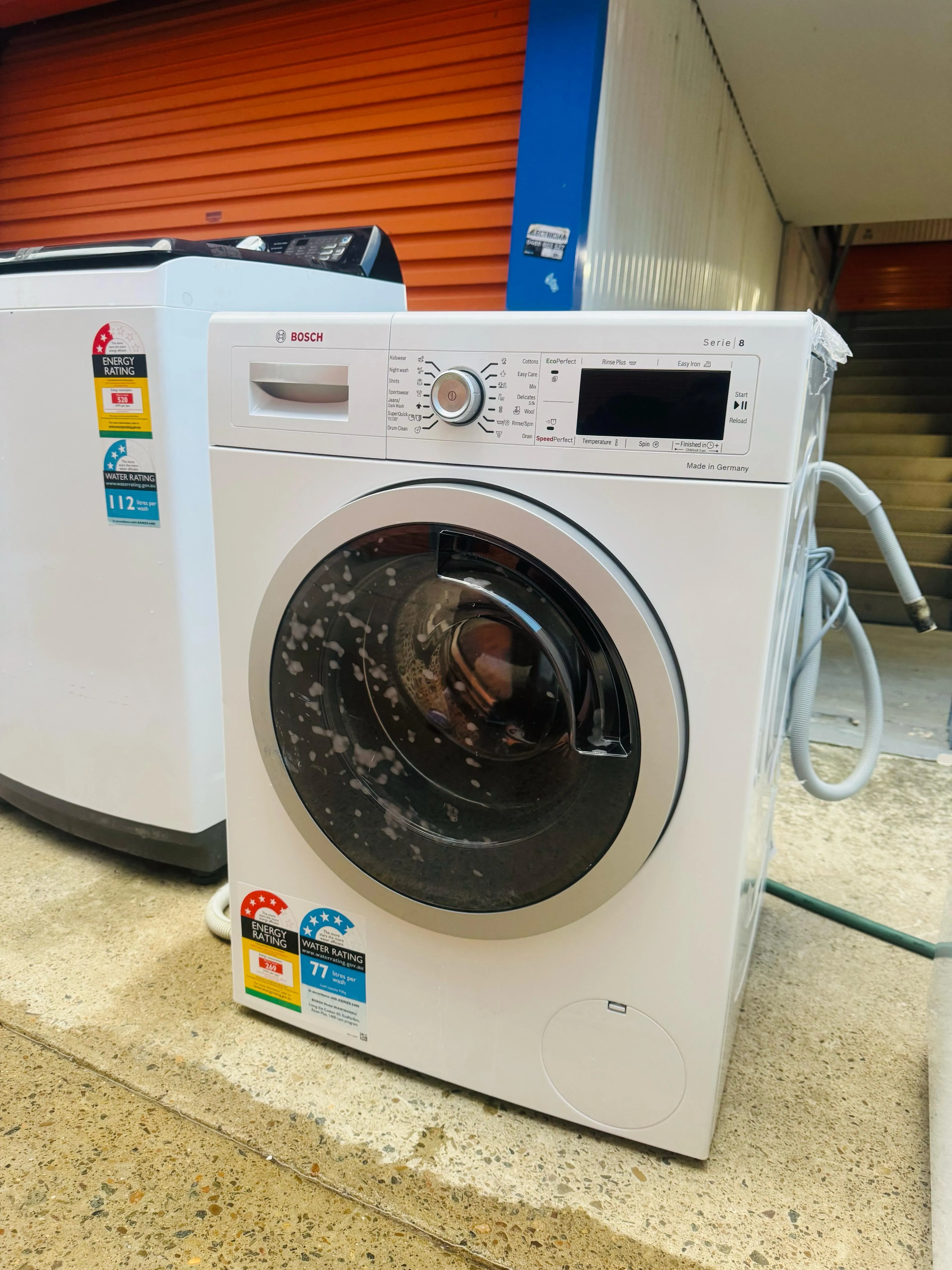**BOSCH 9KGS FRONT LOADER WASHING MACHINE**