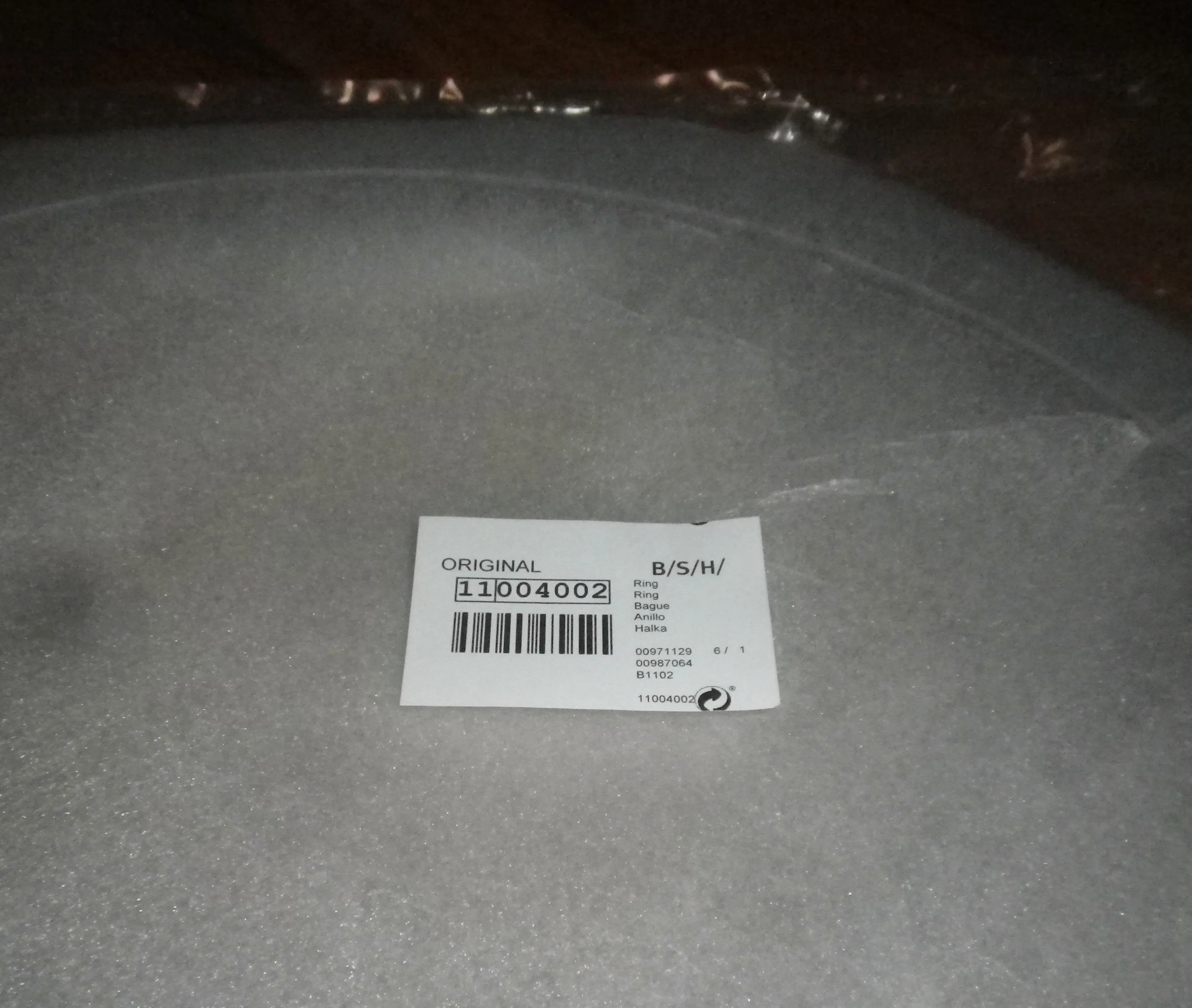 Bosch Dryer Door Outer Trim Ring suits WTG86400AU/03 - Part # 11004002