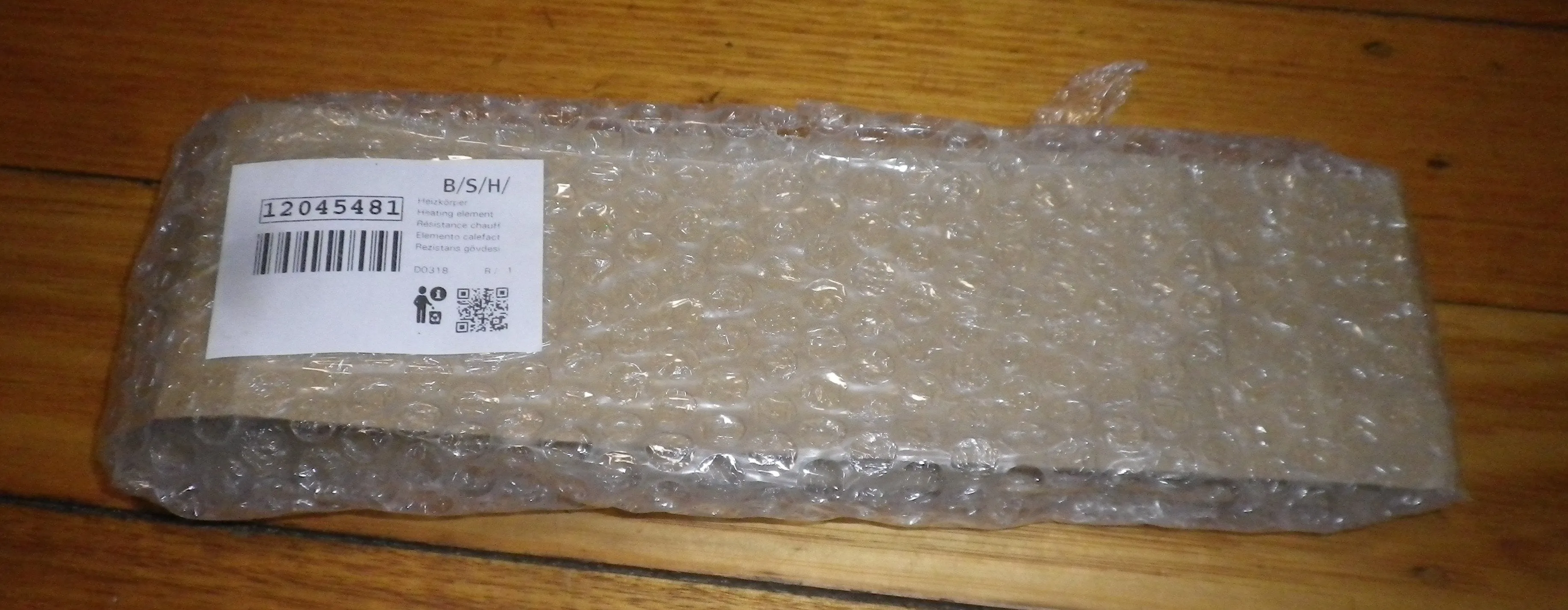 Bosch Front Loader 2000W Heating Element -  Part # 12045481