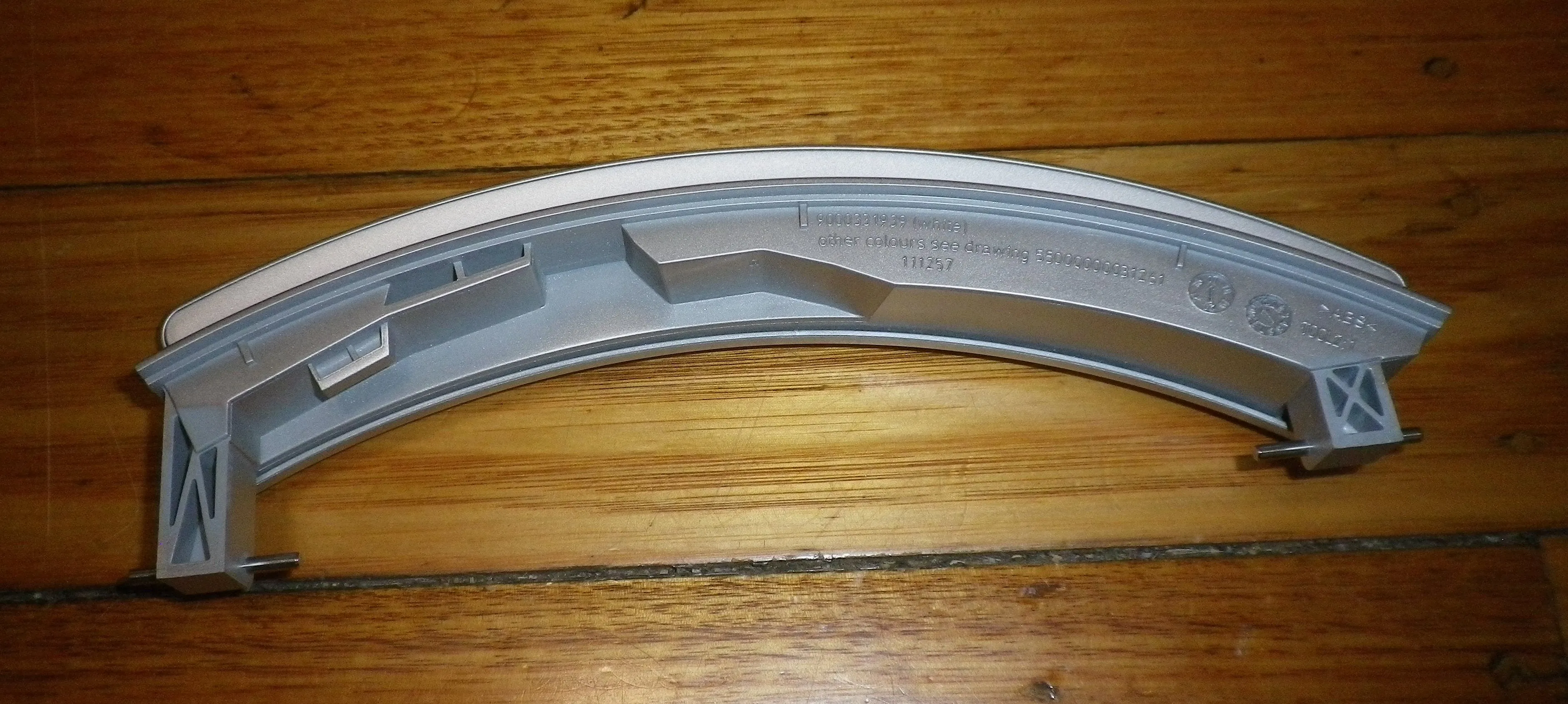 Bosch Logixx 8 Front Loader Silver Door Handle suits WAS32741AU - Part # 647904