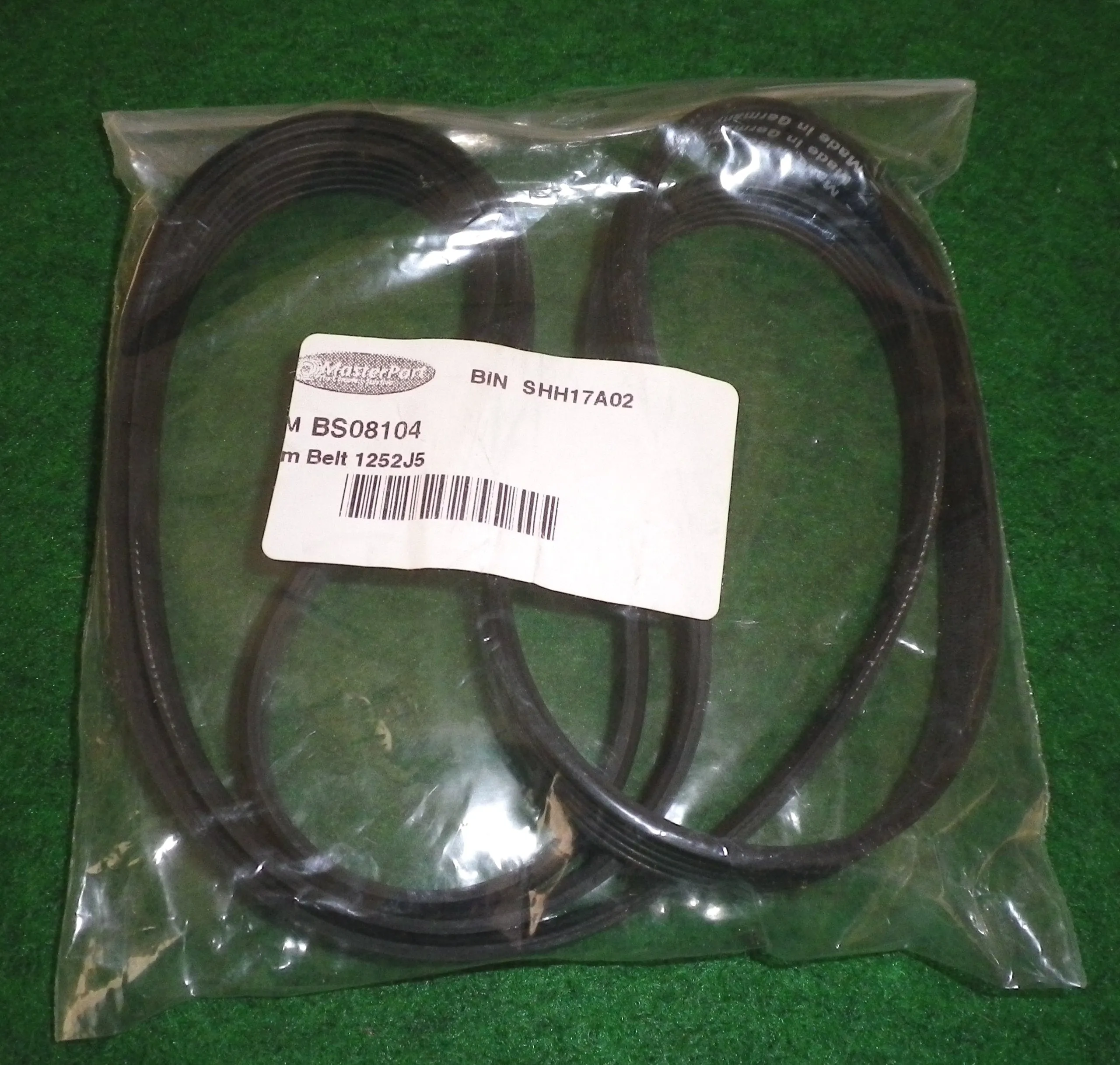 Bosch Maxx Compatible Front Loader Drum Drive Belt - Part # BS08104, 1252J5