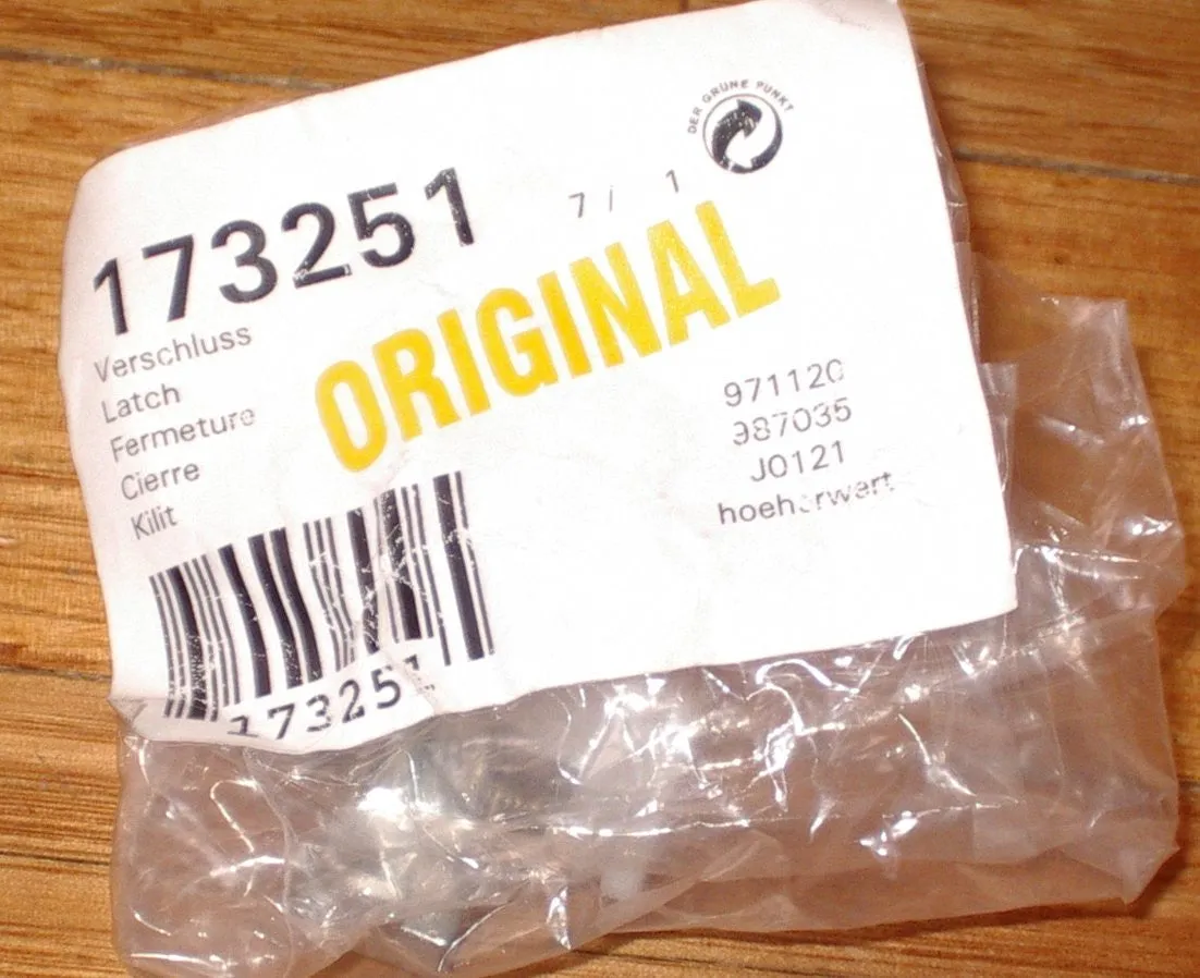Bosch Maxx Front Loader Washer Door Catch Hook - Part # 634207
