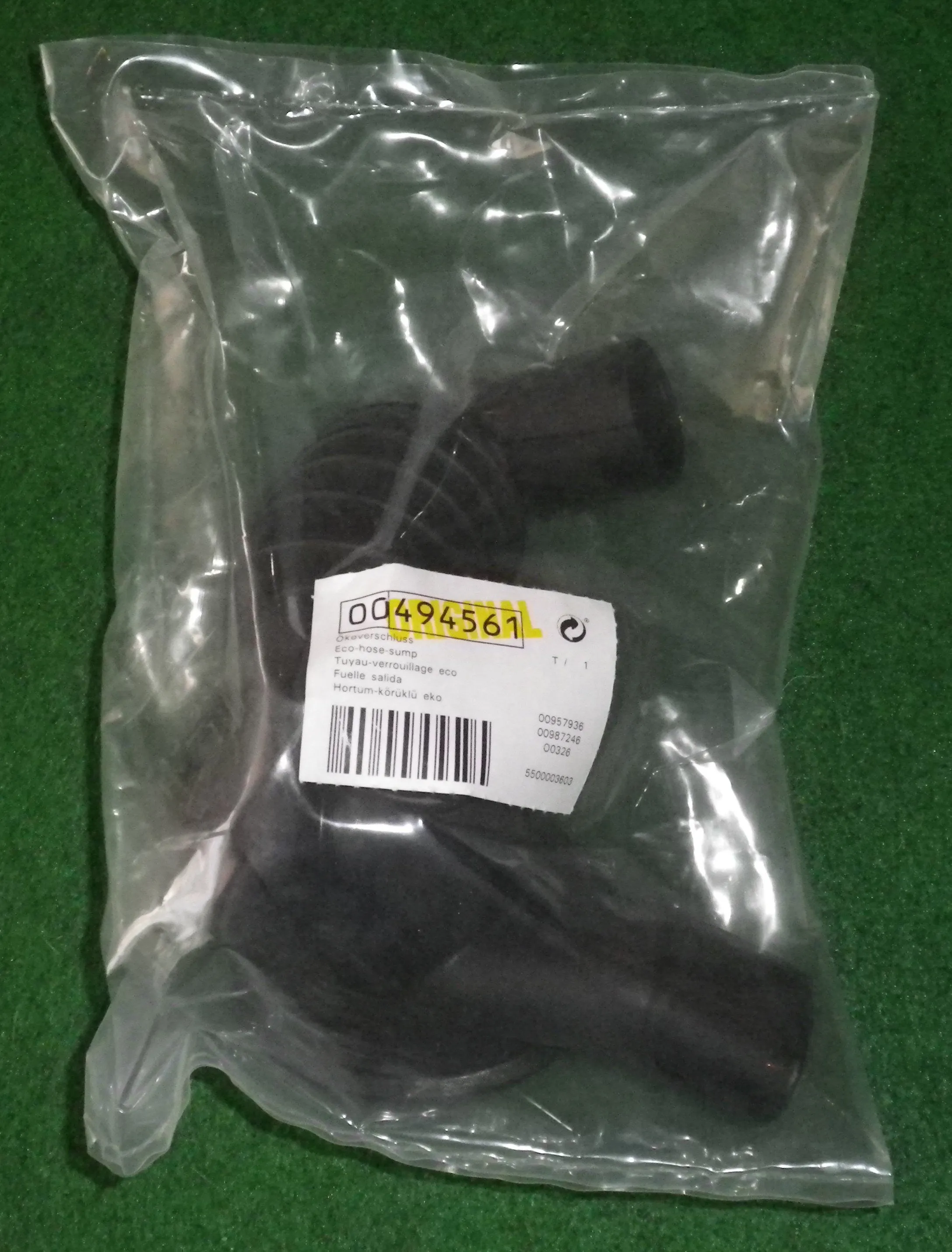 Bosch WAE24460 Drain Sump Bellows Hose - Part # 494561