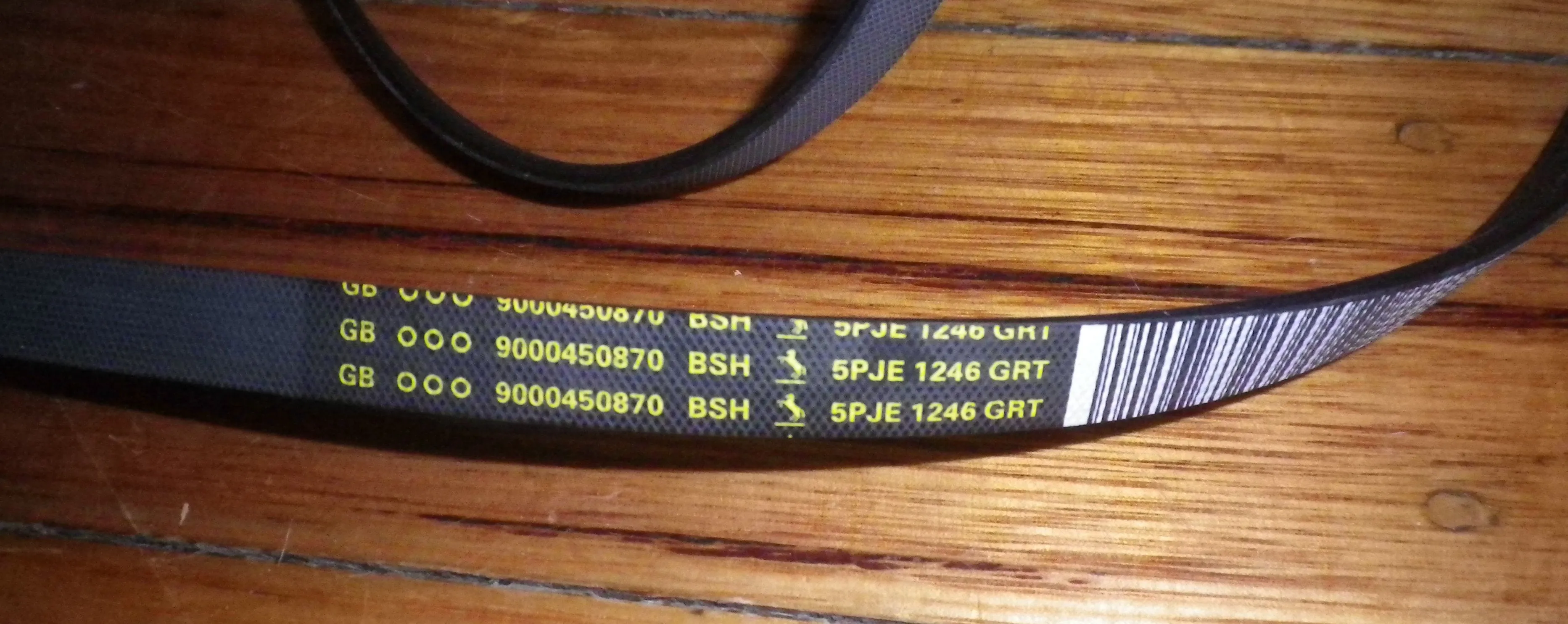 Bosch WAK24160AU, WAT24261AU Front Loader Drum Drive Belt - Part # 11003842
