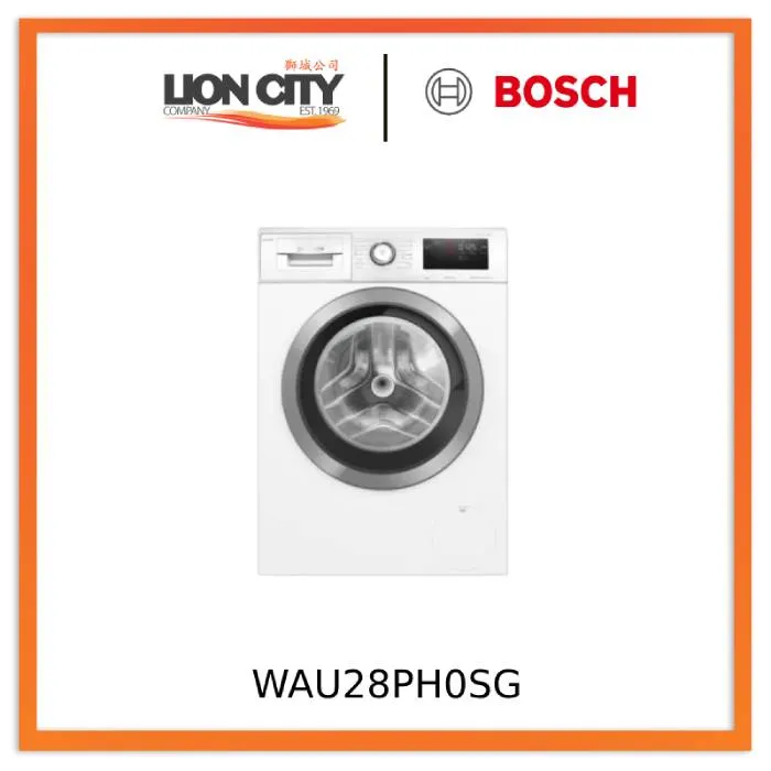 Bosch WAU28PH0SG Series 6 Washing machine, front loader 9 kg 1400 rpm