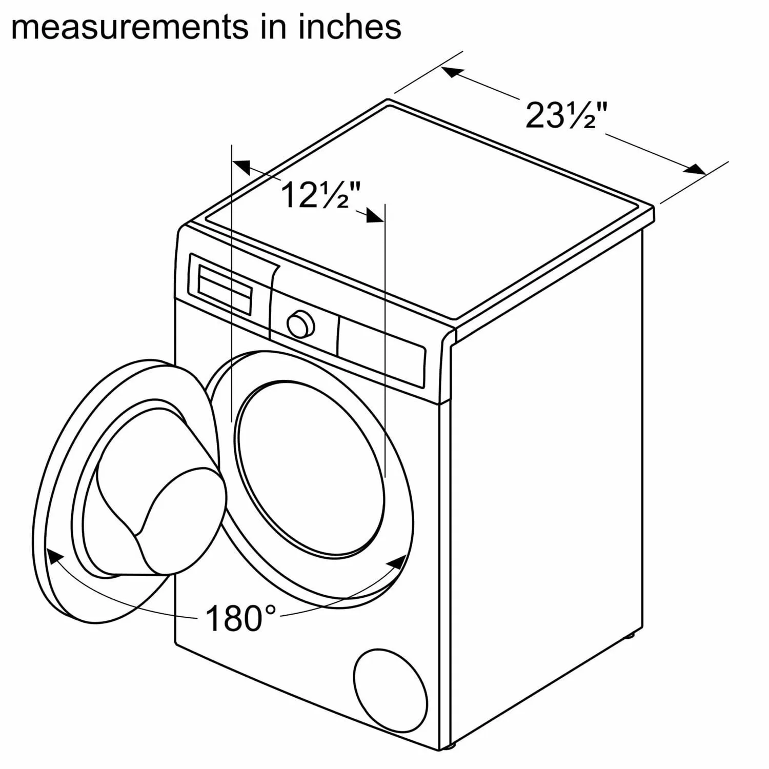 Bosch WAW285H2UC 800 Series Compact Washer 24'' 1400 Rpm Waw285H2Uc