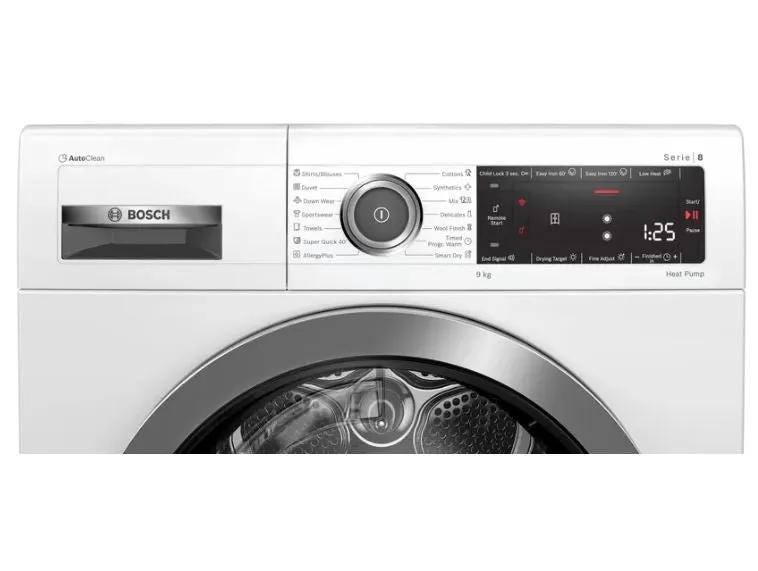 BOSCH WAX32M40SG Front Load Washing Machine 10 kg 1600 rpm   WTX87MH0SG Heat pump tumble dryer 9 kg