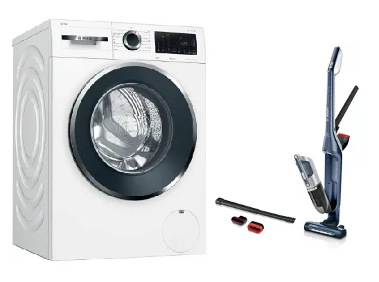 Bosch WGG244A0SG 9kg Front Load Washing Machine   Bosch BBH3K2800 Handstick Vacuum
