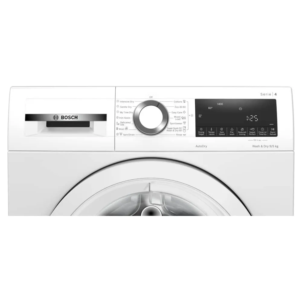Bosch WNA144V9GB 9kg/5kg 1400 Spin Washer Dryer