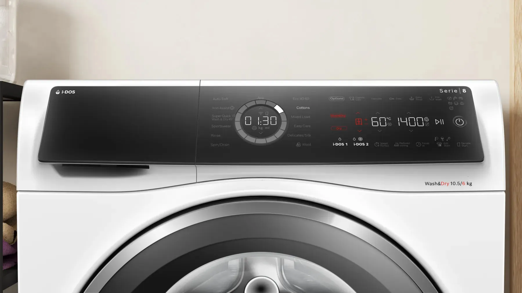 Bosch WNC25410GB 10.5kg/6kg 1400 Spin Washer Dryer