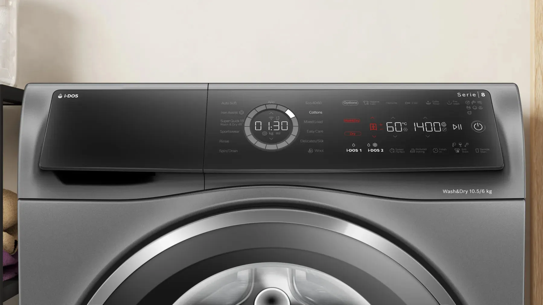 Bosch WNC254ARGB 10.5kg/6kg 1400 Spin Washer Dryer