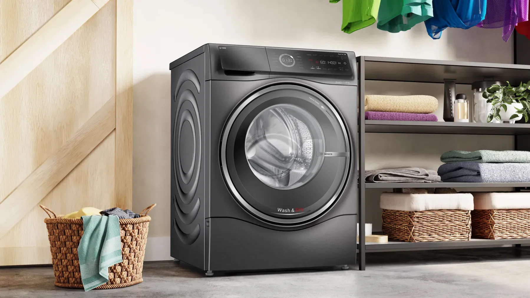 Bosch WNC254ARGB 10.5kg/6kg 1400 Spin Washer Dryer
