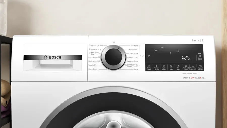 Bosch WNG25401GB 10.5kg/6kg 1400 Spin Washer Dryer