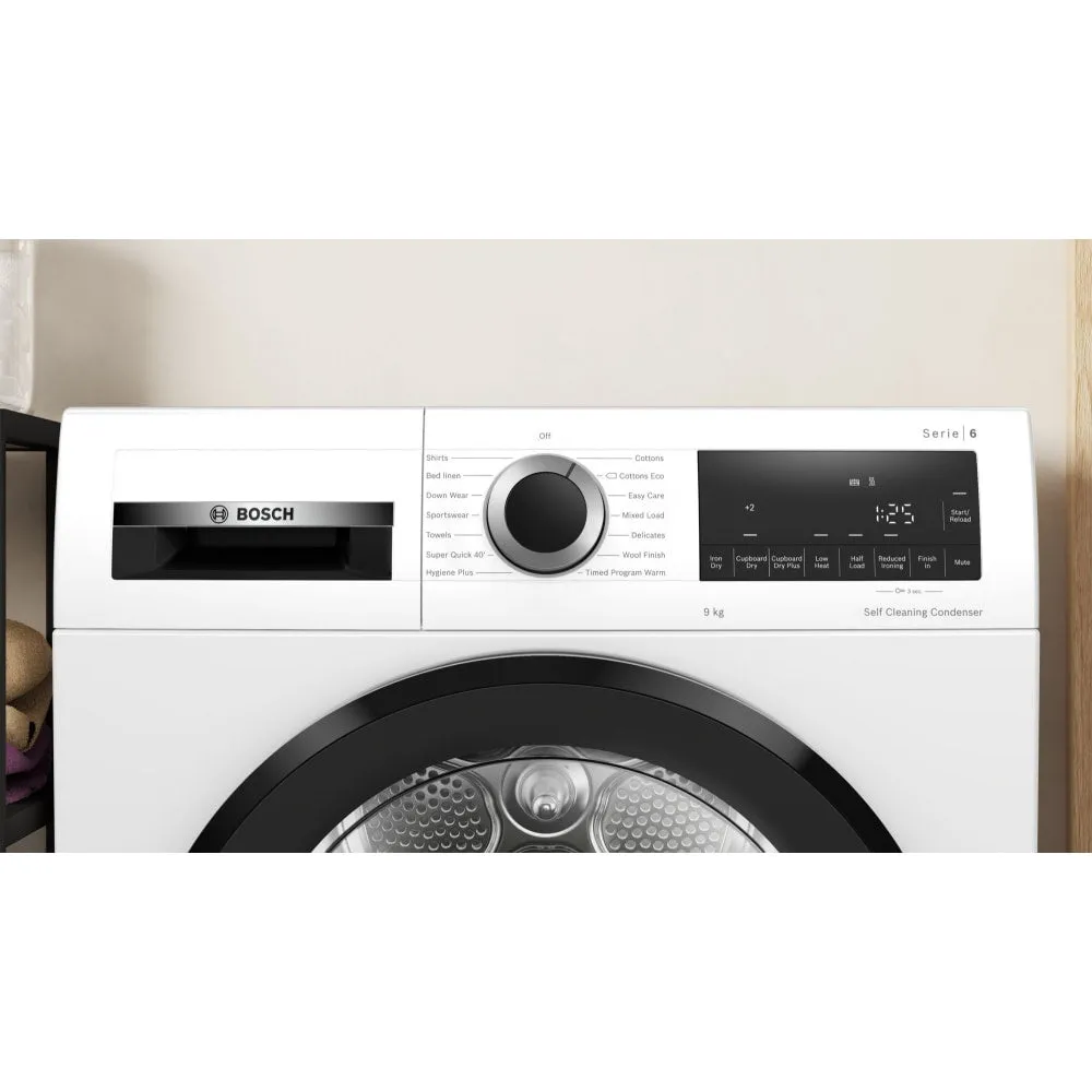Bosch WQG245A0GB 9kg Heat Pump Tumble Dryer
