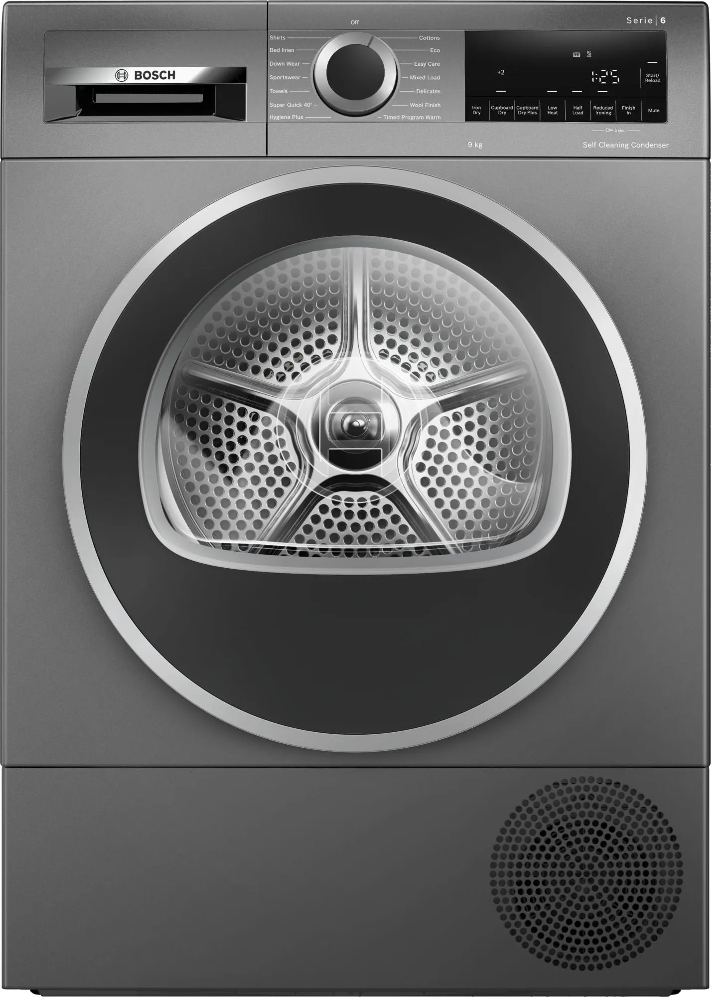 Bosch WQG245R1GB Graphite Heat Pump Tumble Dryer