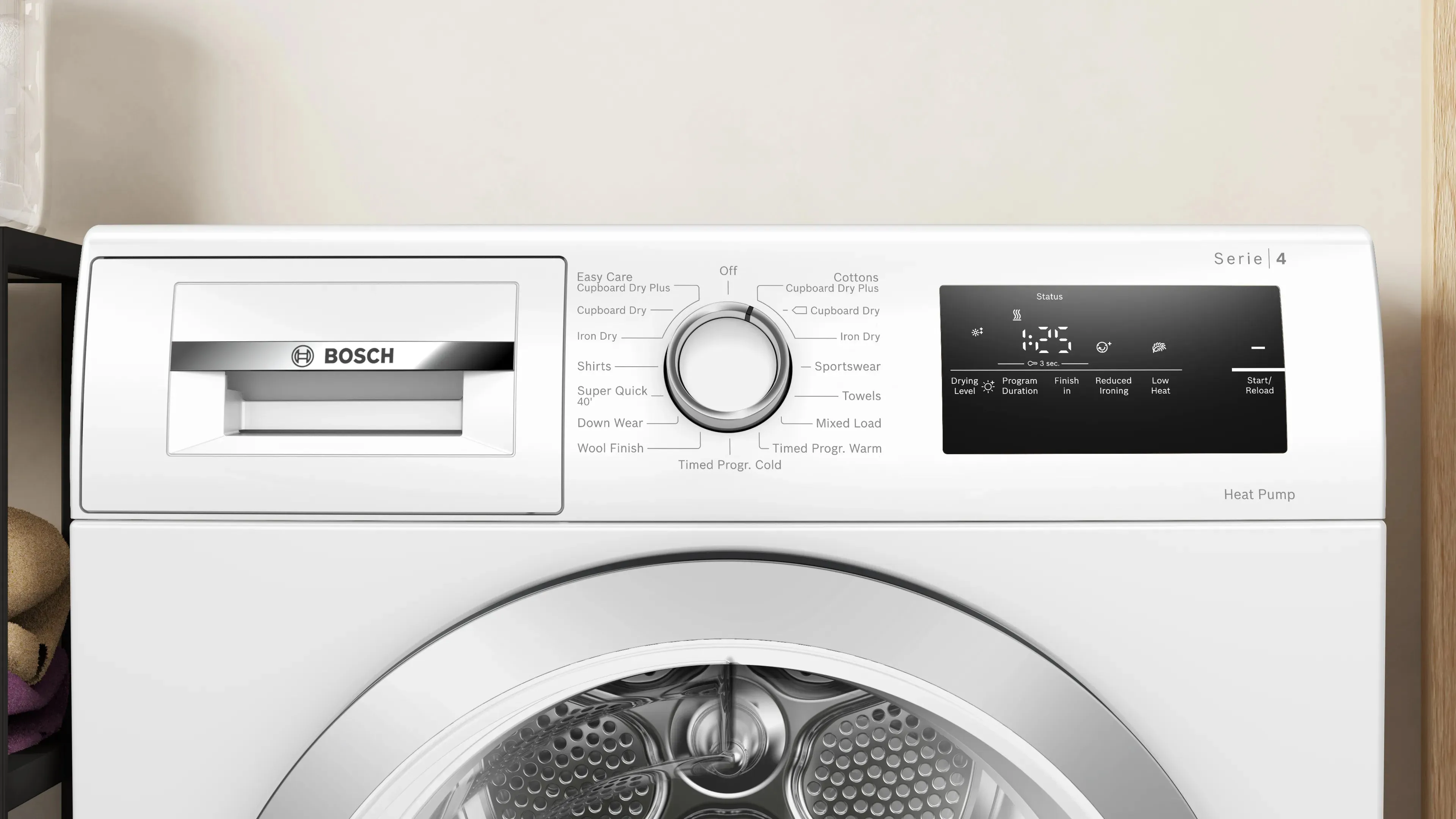 Bosch WTH85223GB 8kg Heat Pump Condenser Tumble Dryer