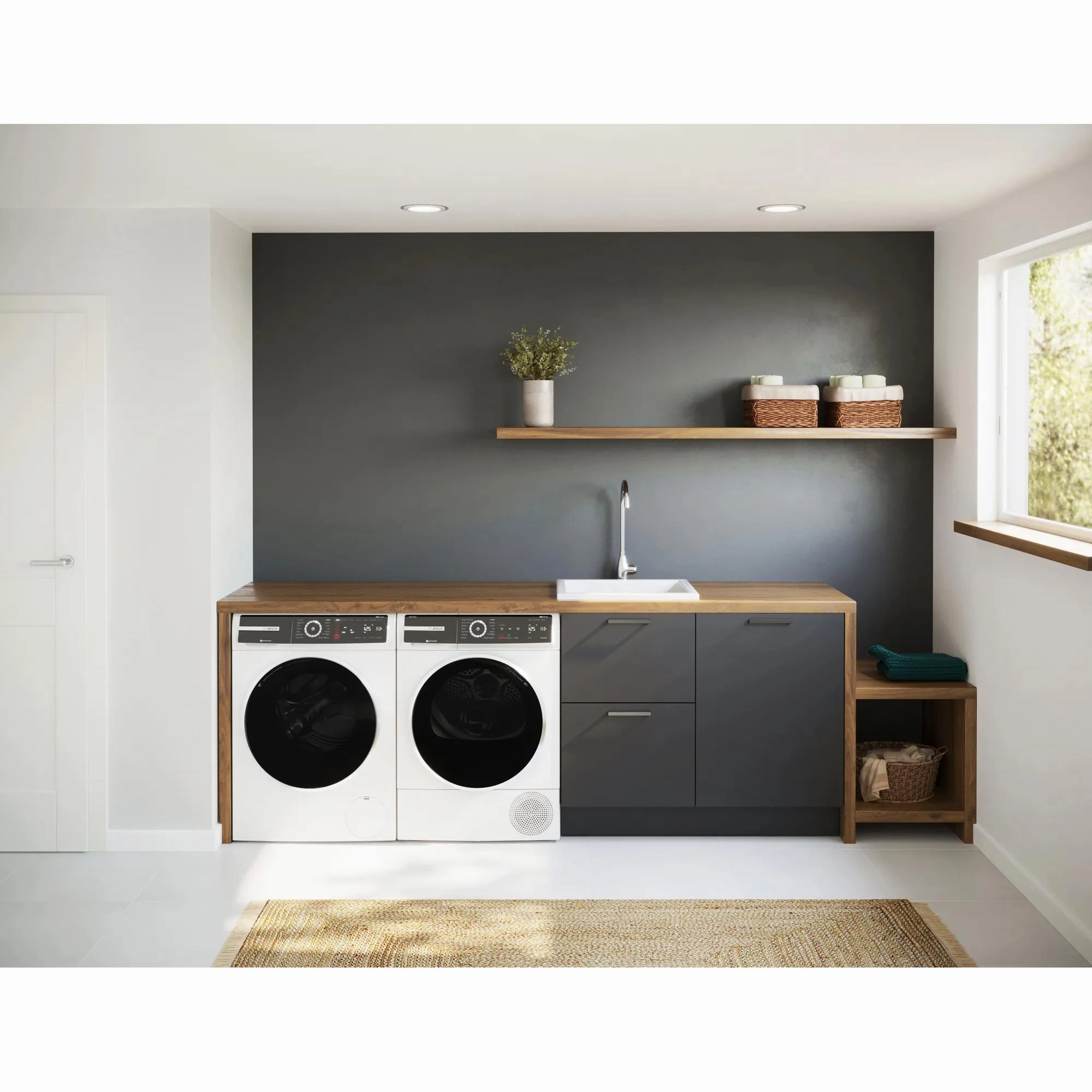 Bosch 4.0 cu. ft. Electric Dryer with Heat Pompe WQB245B0UC