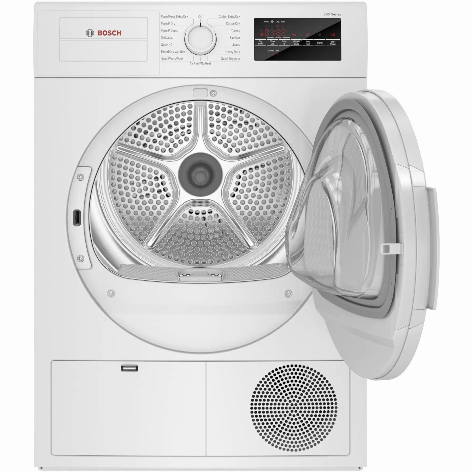 Bosch Electric Dryer with Sanitize Cycle WTG86403UC