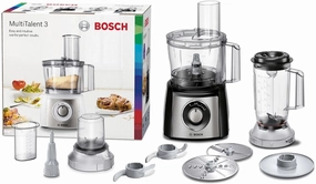 Bosch Food Processer 800 Watts, Stainless steel