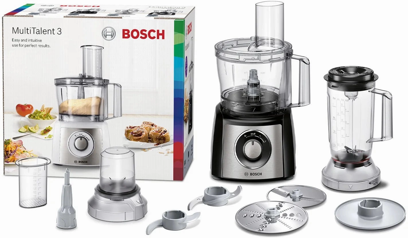 Bosch Food Processer 800 Watts, Stainless steel