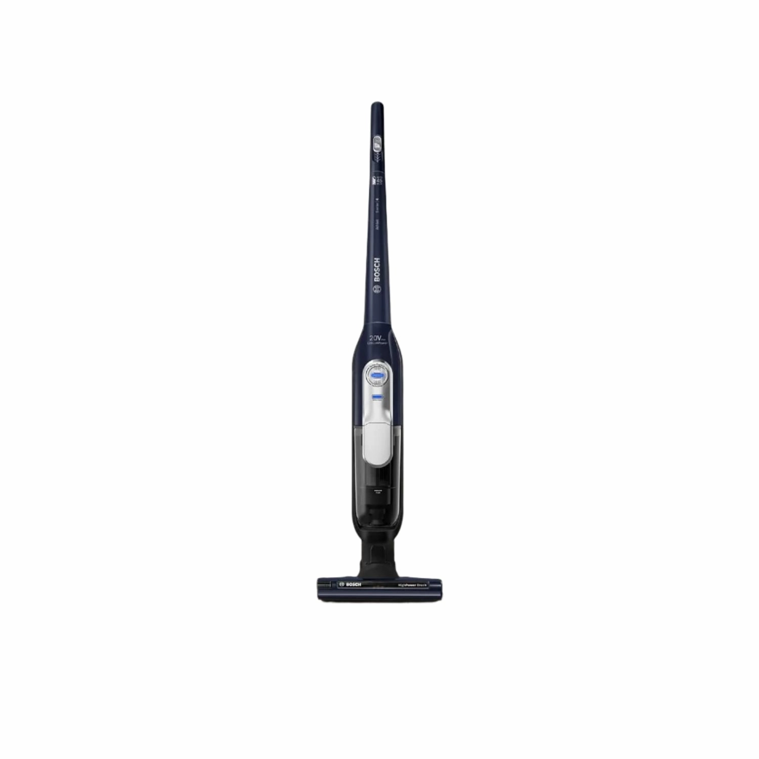Bosch Rechargeable Upright Vacuum Cleaner, 3Function, Dark Navy