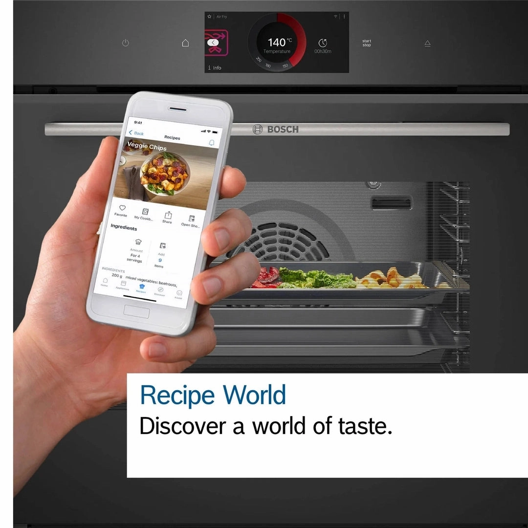 Bosch Series 8 Built-in oven 60 x 60 cm Black | HBG7741B1B