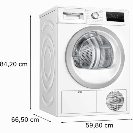 Bosch WTN83203GB 8Kg Series 4 Condenser Tumble Dryer White