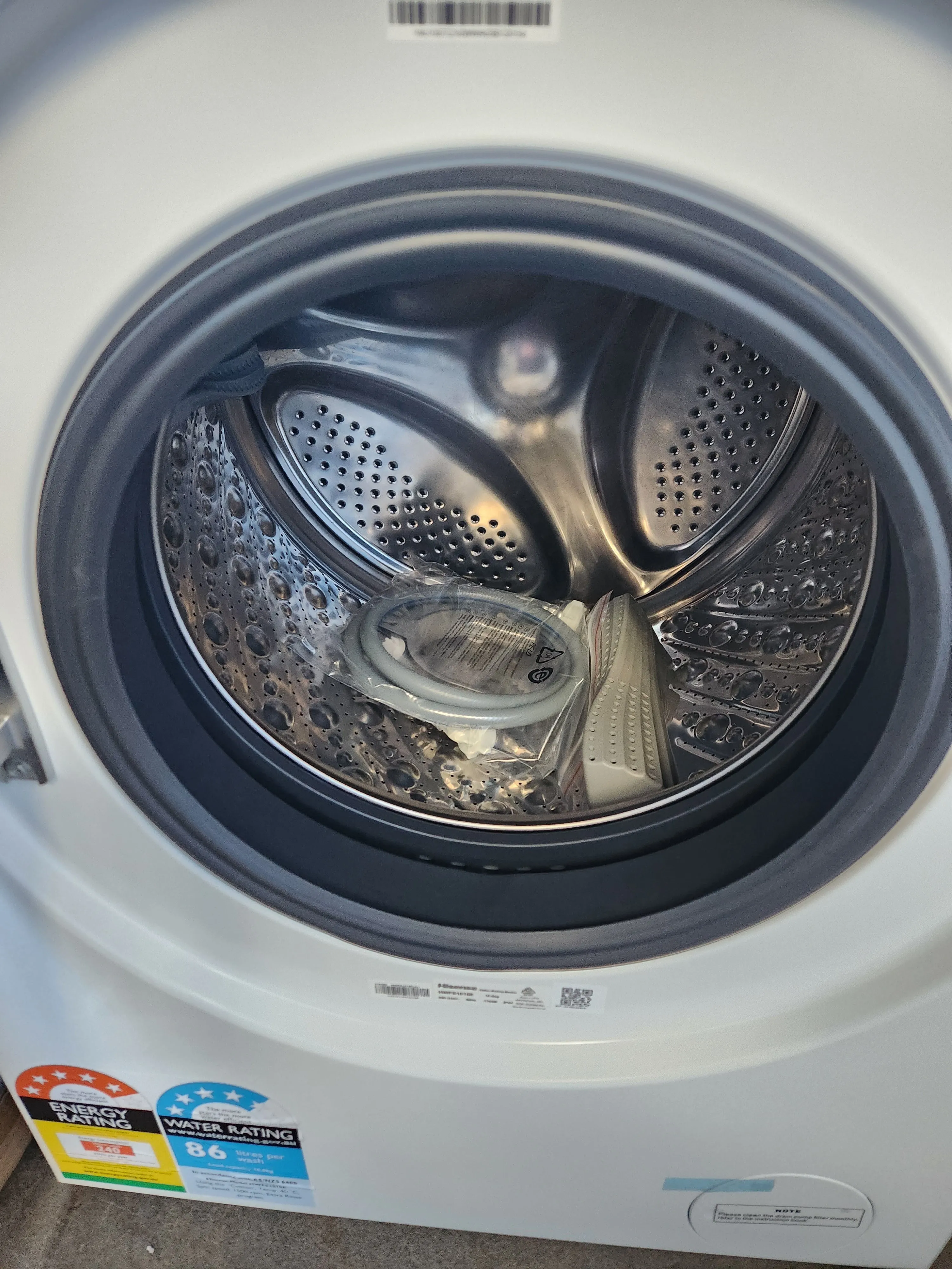*Brand New* Hisense HWFS1015E 10kg Series 5 Front Load Washer [3 Years Warranty]