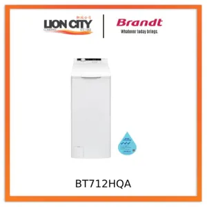 Brandt BT712HQA Top Load Washing Machine - White