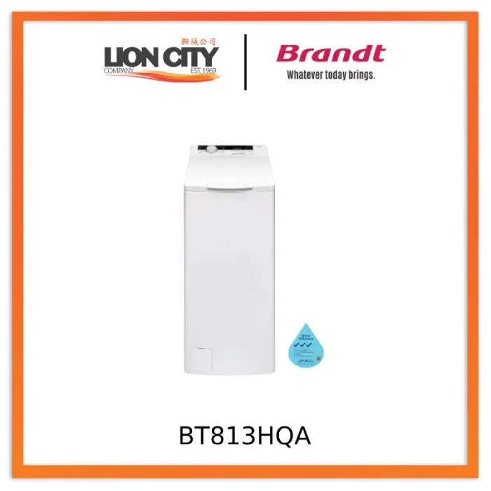 Brandt  BT813HQA Top Load Washing Machine - White
