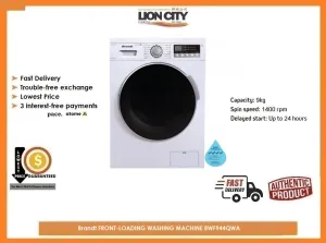 Brandt FRONT-LOADING WASHING MACHINE BWF944QWA
