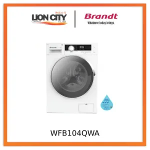 Brandt WFB104QWA Front Load Washing Machine - White