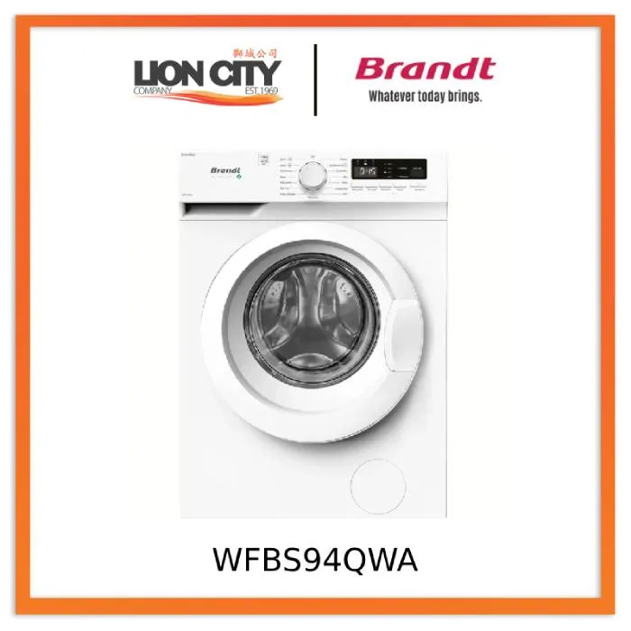 Brandt WFBS94QWA 9kg Front Load Washer