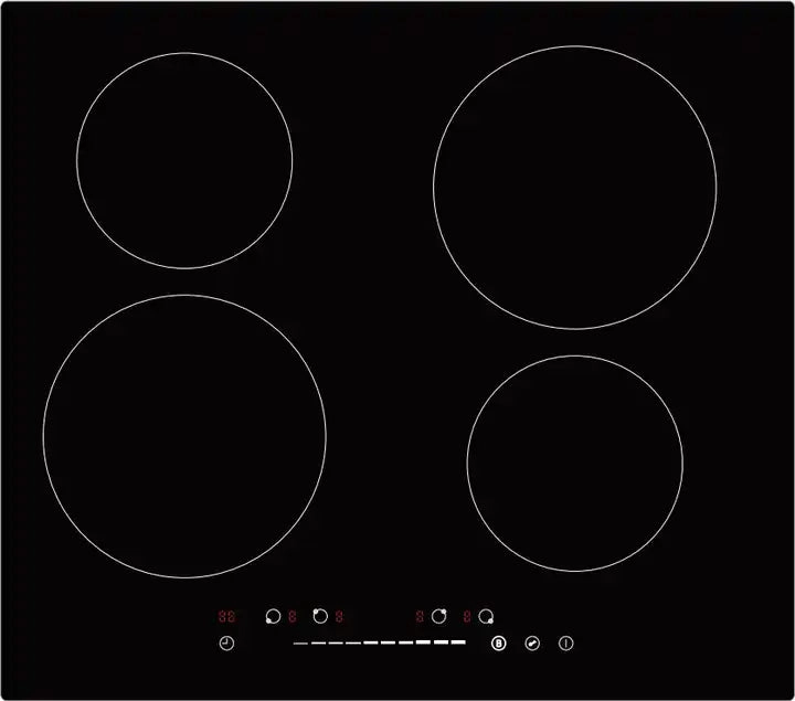 Built-in Induction Hob 60cm | 4 Zone | Electric Stove | Ultra Slim | 7200W