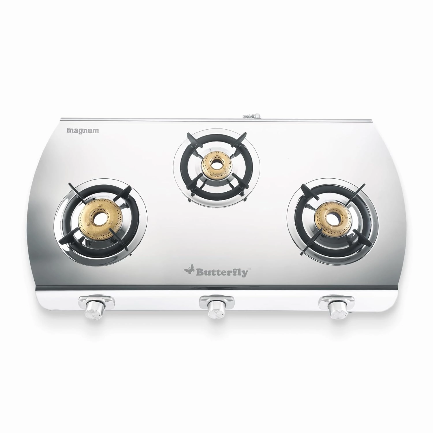 Butterfly Magnum Stainless Steel Lpg Stove (MAGNUM 3B LPG STOVE)